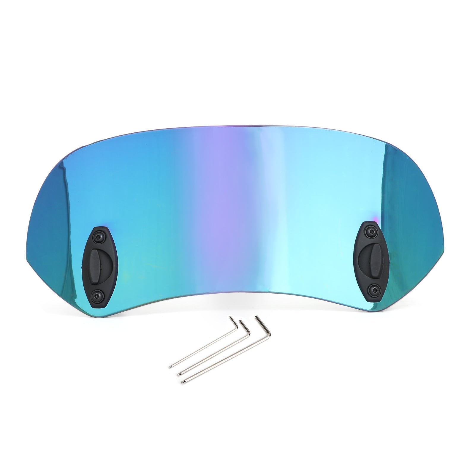 Clip regolabile in moto sul deflettore del vento di espansione del parabrezza