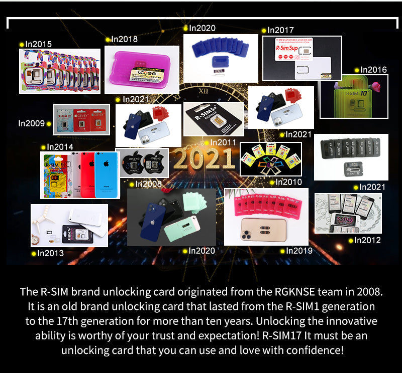 Actualice la tarjeta de desbloqueo RSIM 17 Nano para iPhone 13 Pro 12 Pro Max X XS Max 8 IOS 15