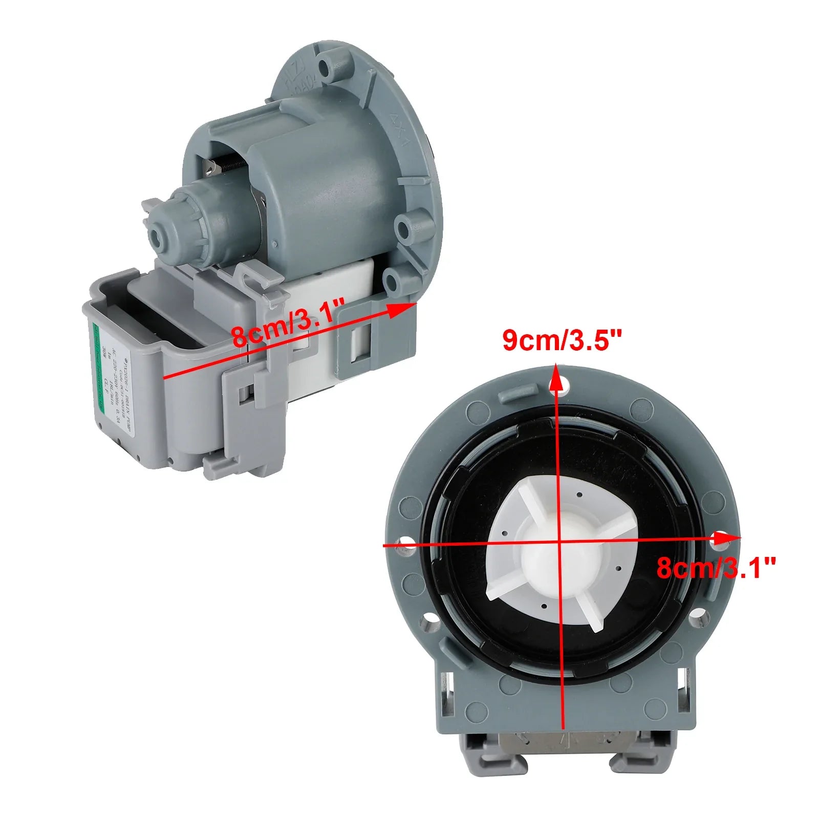 Moteur de pompe de vidange d'eau de machine à laver pour Samsung DC31-00030 B20-5 AC 220-230V