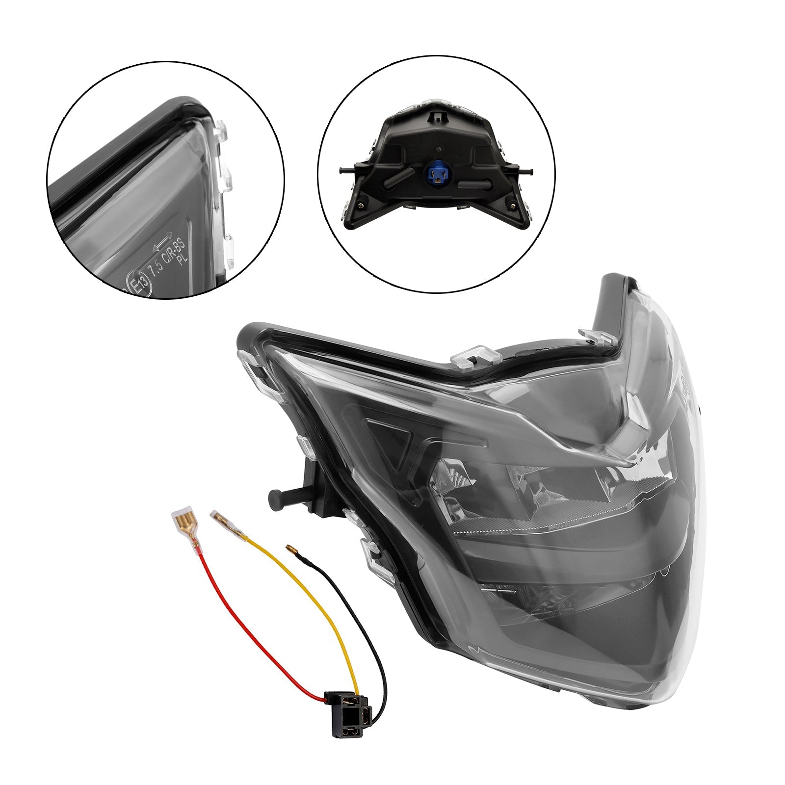 Yamaha LC135 V2-V6 V3 Cabeza delantero de la cabeza protectora Gril LED