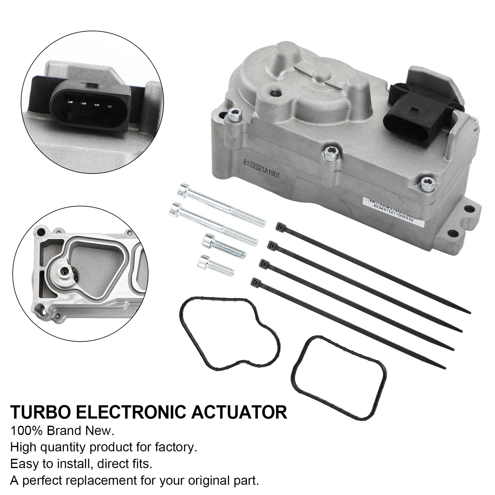 Actionneur électronique Turbo pour Dodge Ram Cummins VGT 6.7L Holset 68481772AA générique