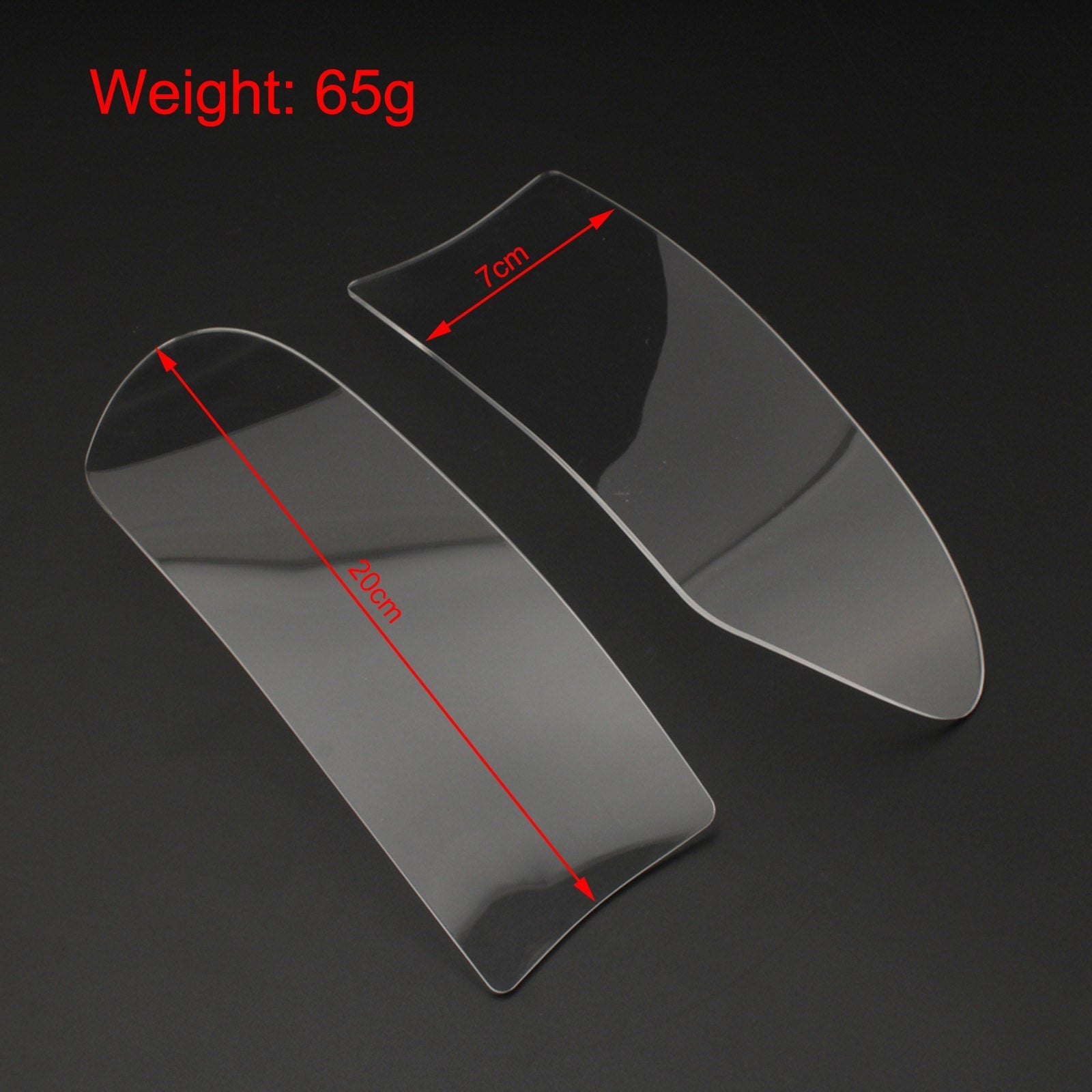 Obiektyw przed przednim reflektorem obiektywu nadaje się do Honda CBR 600 RR 13-18 Generyczny dym