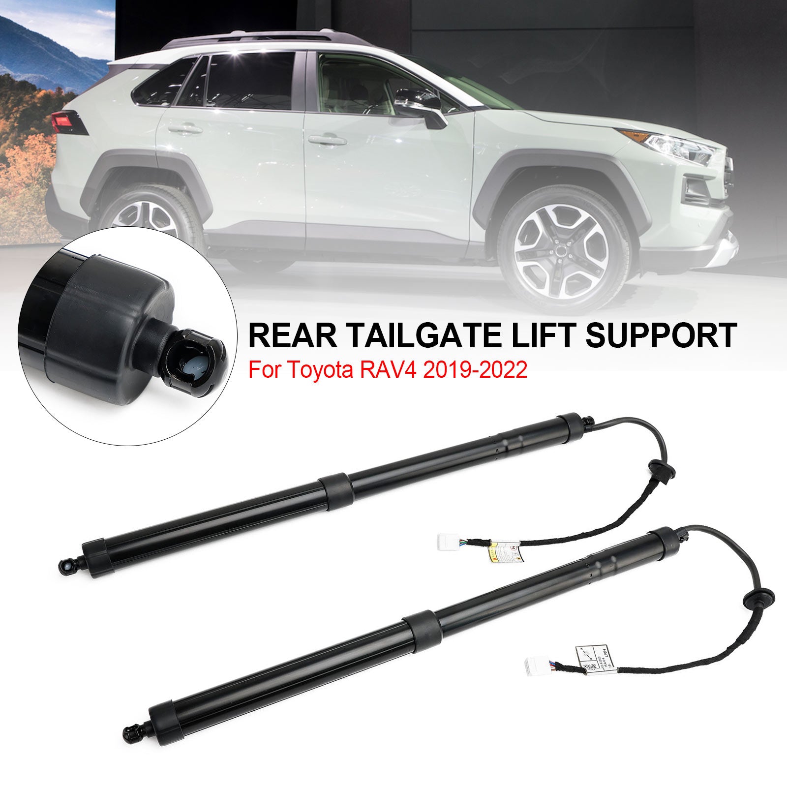 Support de levage de hayon arrière, 2 pièces, adapté à Toyota RAV4 6892042020 – 2019, 2022