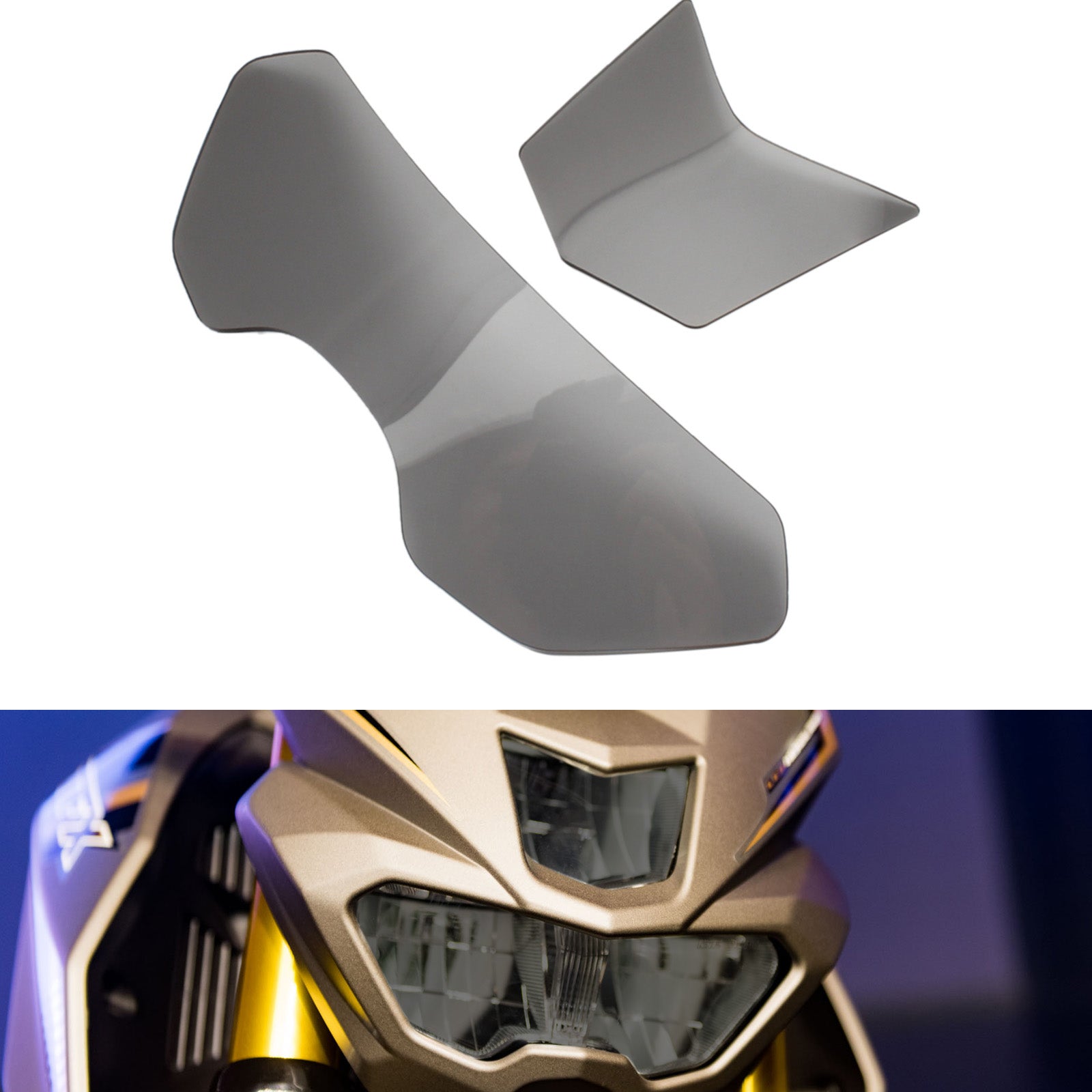 Yamaha MT-15 M-Slaz M Slaz 16-18 Generic Smoke Front Lighthouse -linssin suojaaminen