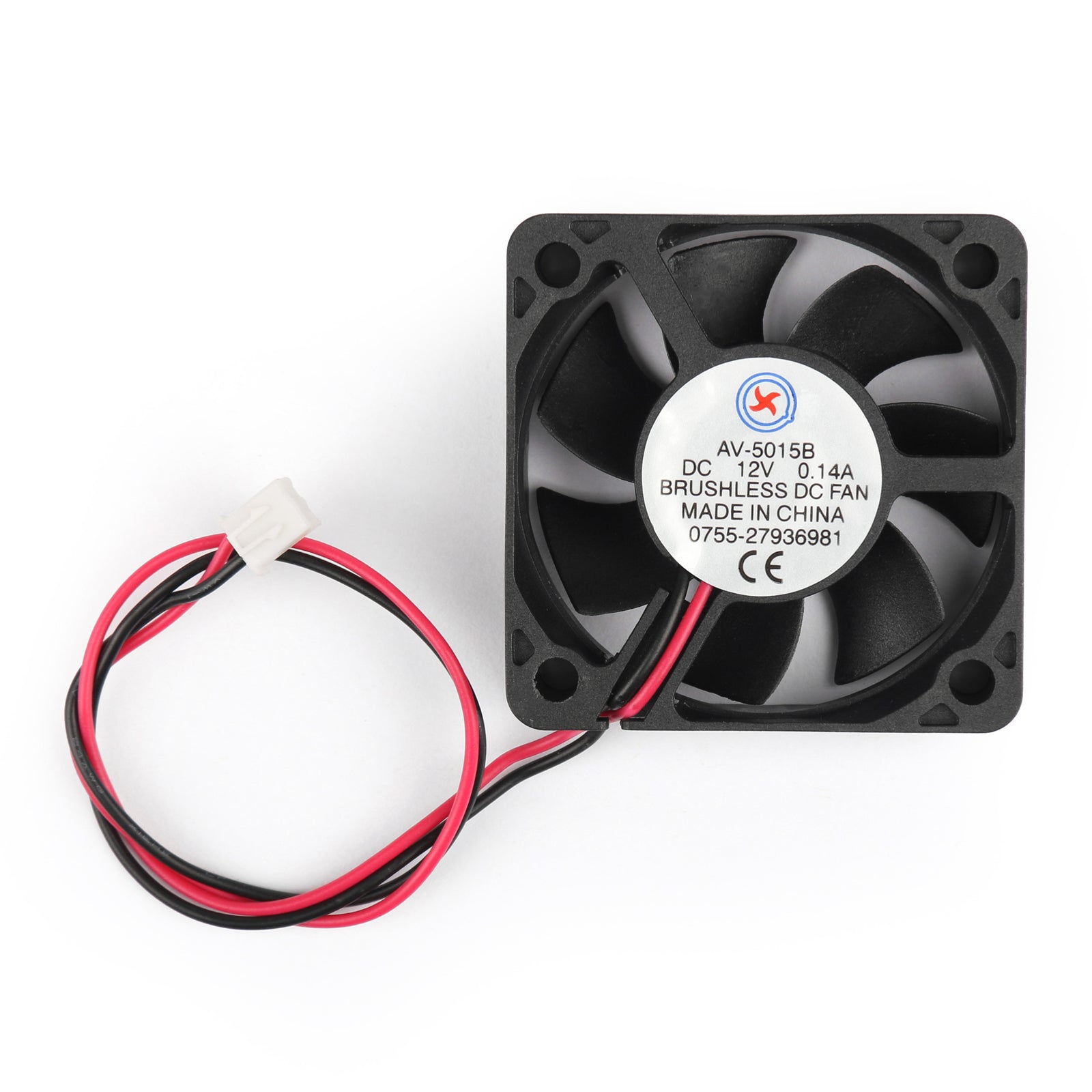 10 STKS DC Borstelloze Koeling PC Computer Fan 12 V 5015B 50x50x15mm 0.14A 2 Pin Draad