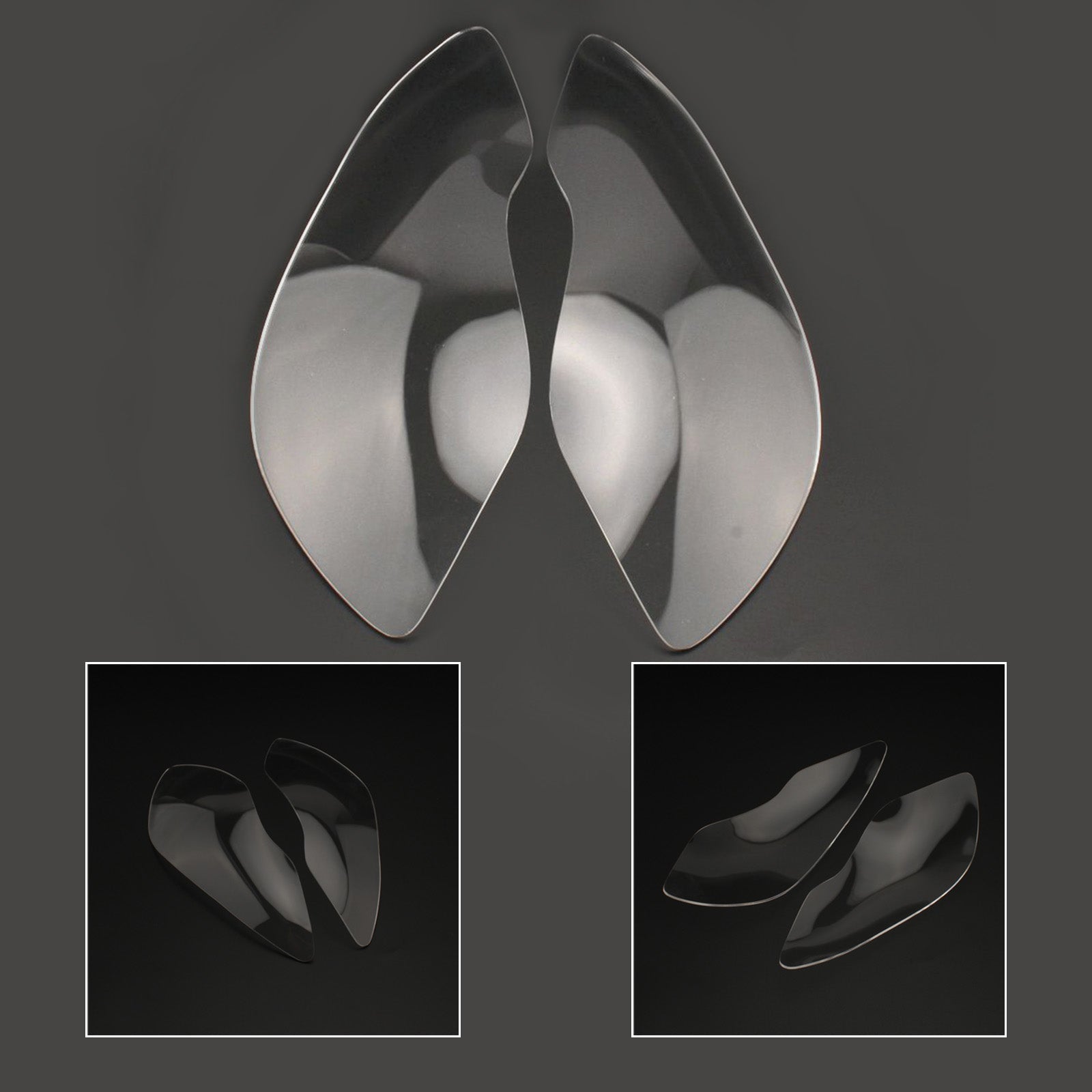 Etuvalon linssin suojaava kansi Kawasaki ZX-636R ZX-6R 09-18 Yleinen savu