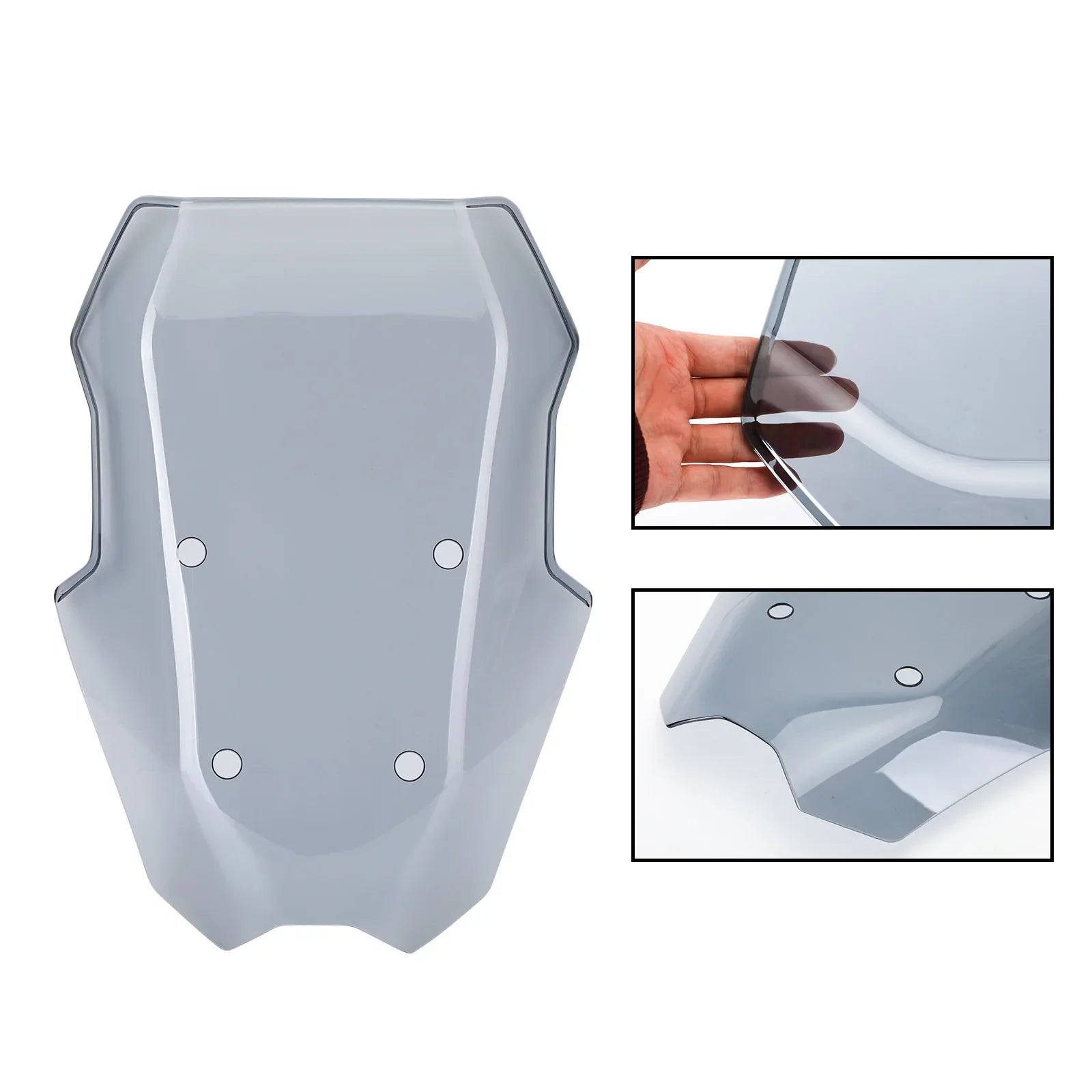 Parabrezza motociclistico in plastica ABS per BMW C400X 2018-2021 Generico