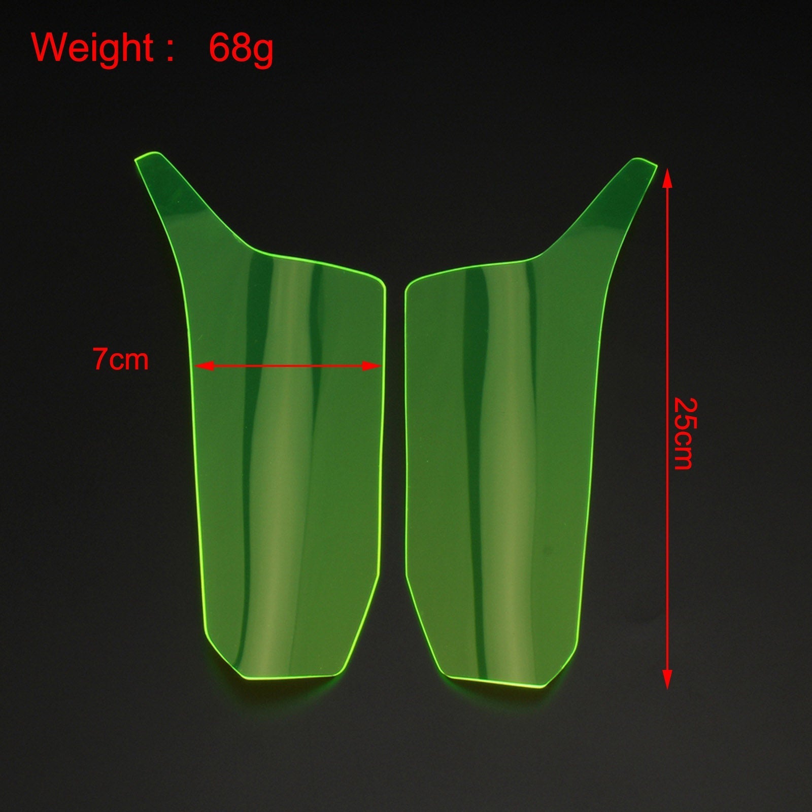 Headlight Lighthouse -objektiivin suojaus, joka sopii Honda CBR650R 2019-2021: lle yleinen savu