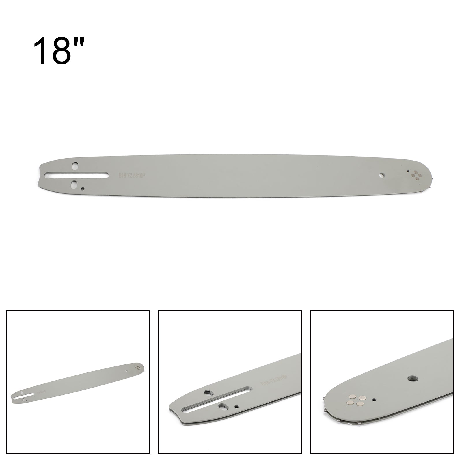 Chaîne de guide de tronçonneuse 18" 0,325" .058" Calibre 72DL Fit Husqvarna 440 460