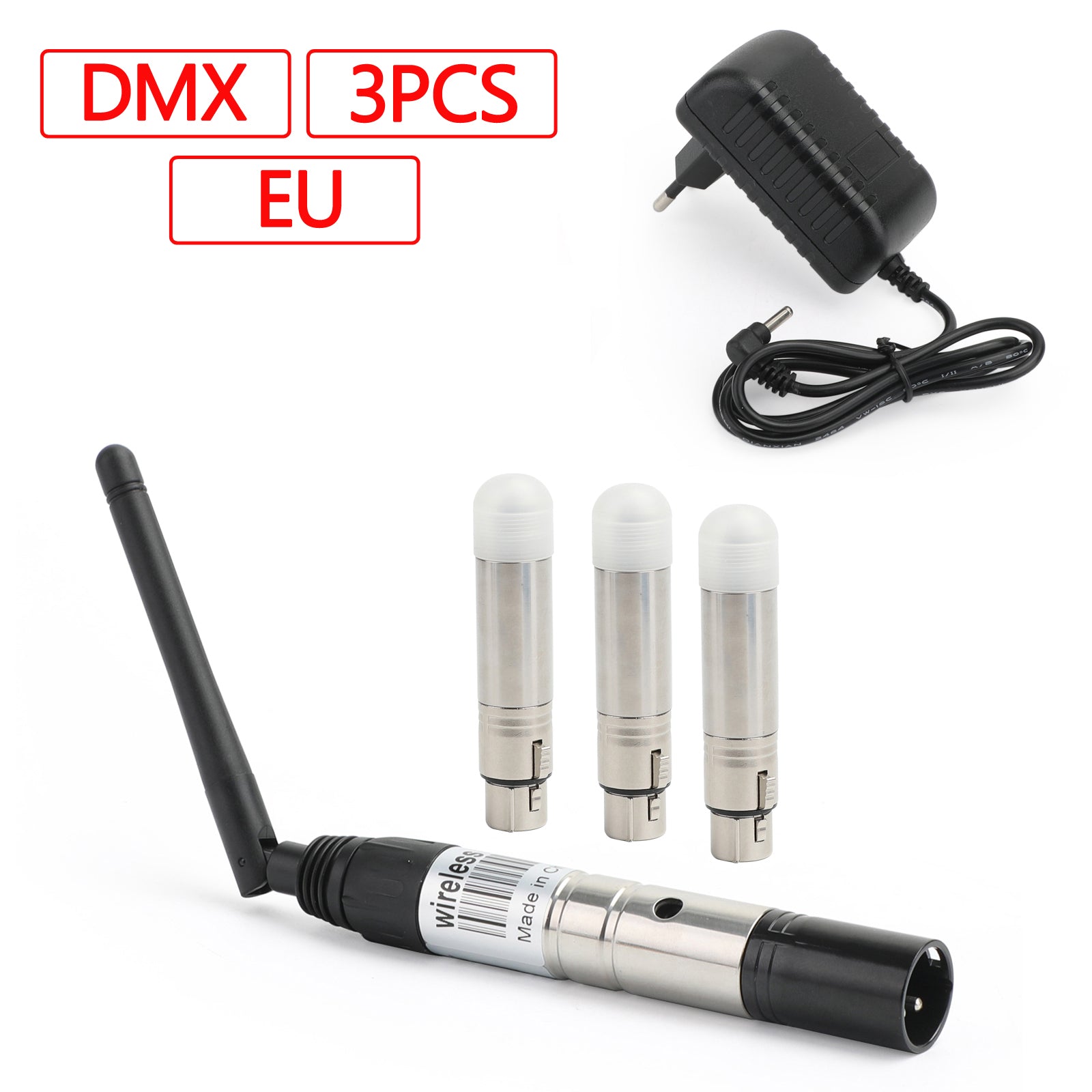 DMX512 Transmetteur sans fil Récepteur DMX Contrôleur 2.4G Stage Lighting EU
