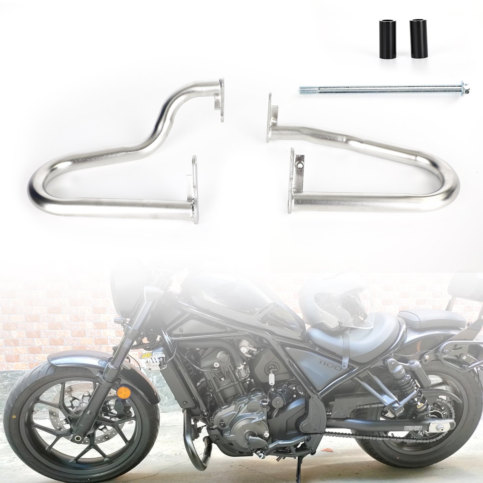 Protecciones del motor marco barras de choque plata ajuste para Honda Cm 1100 Cmx 1100 2021+ genérico