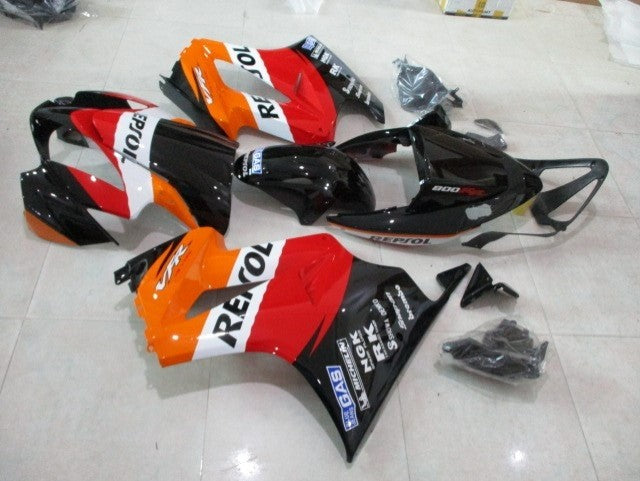 Amotopart suojat Honda VFR800 2002-2012 Ruiskutus ABS Muovikori 019# Generic