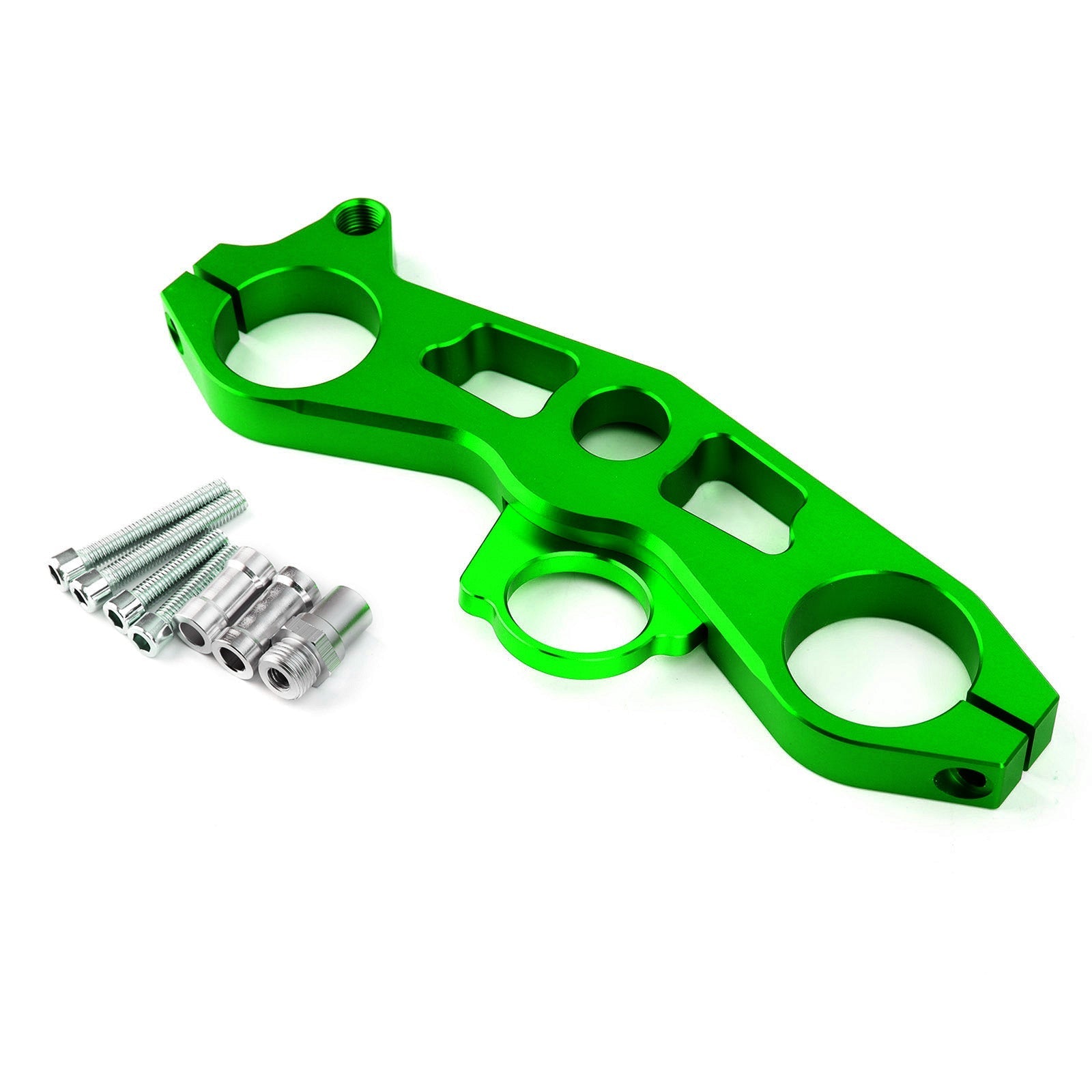 Abbassando la maglietta superiore per la forcella per Kawasaki Ninja ZX6R 09-12 Generico