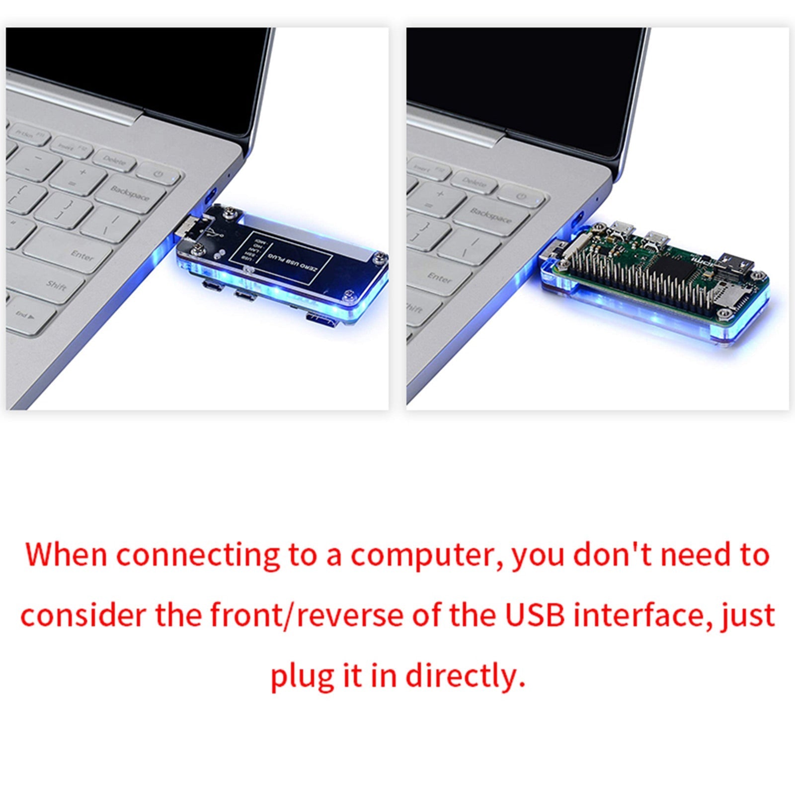 Connecteur de module de clé USB pour carte d'extension Raspberry Pi Zero / W / WHE