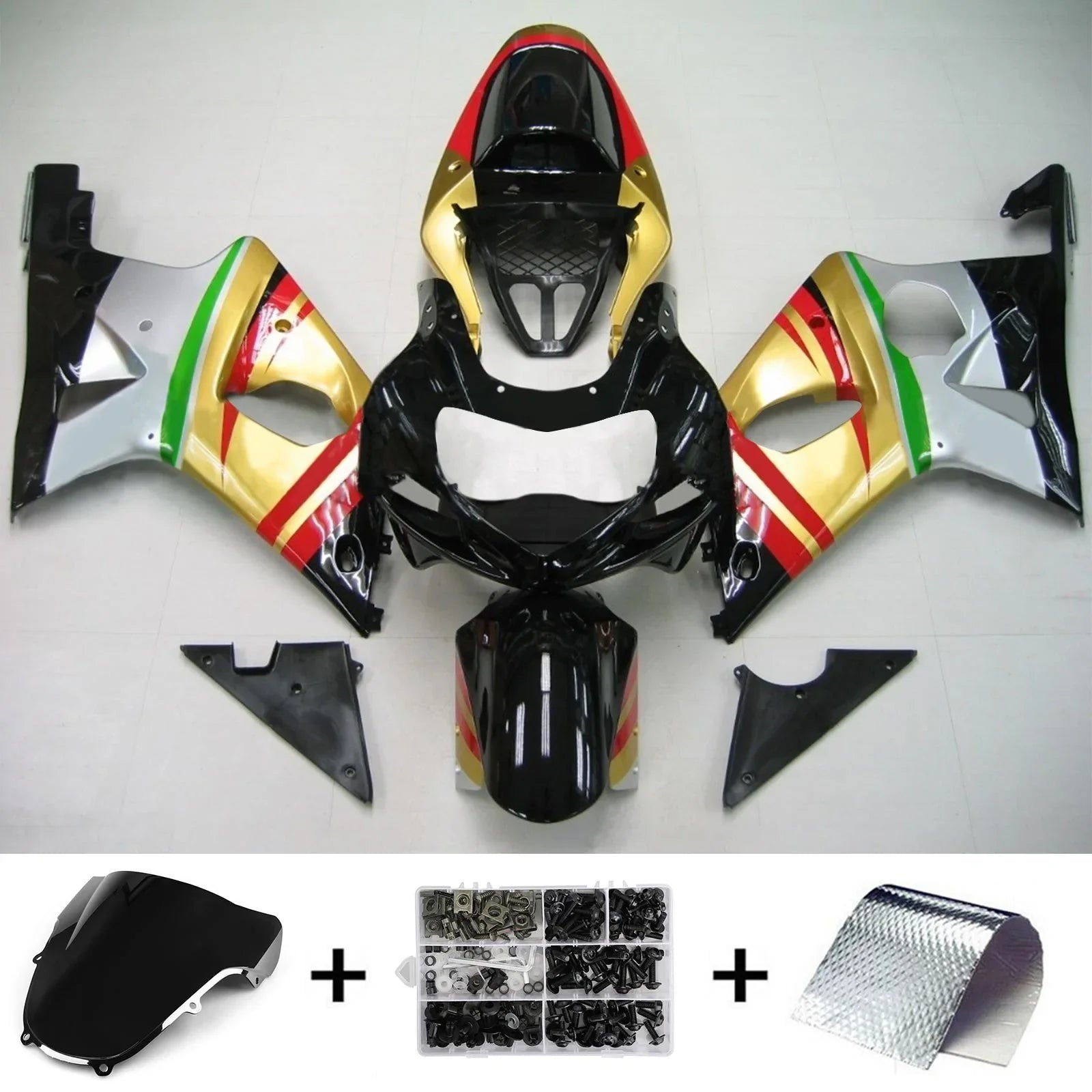 Amotopart Suzuki GSXR1000 2000-2002 K1 K2 suojasarja