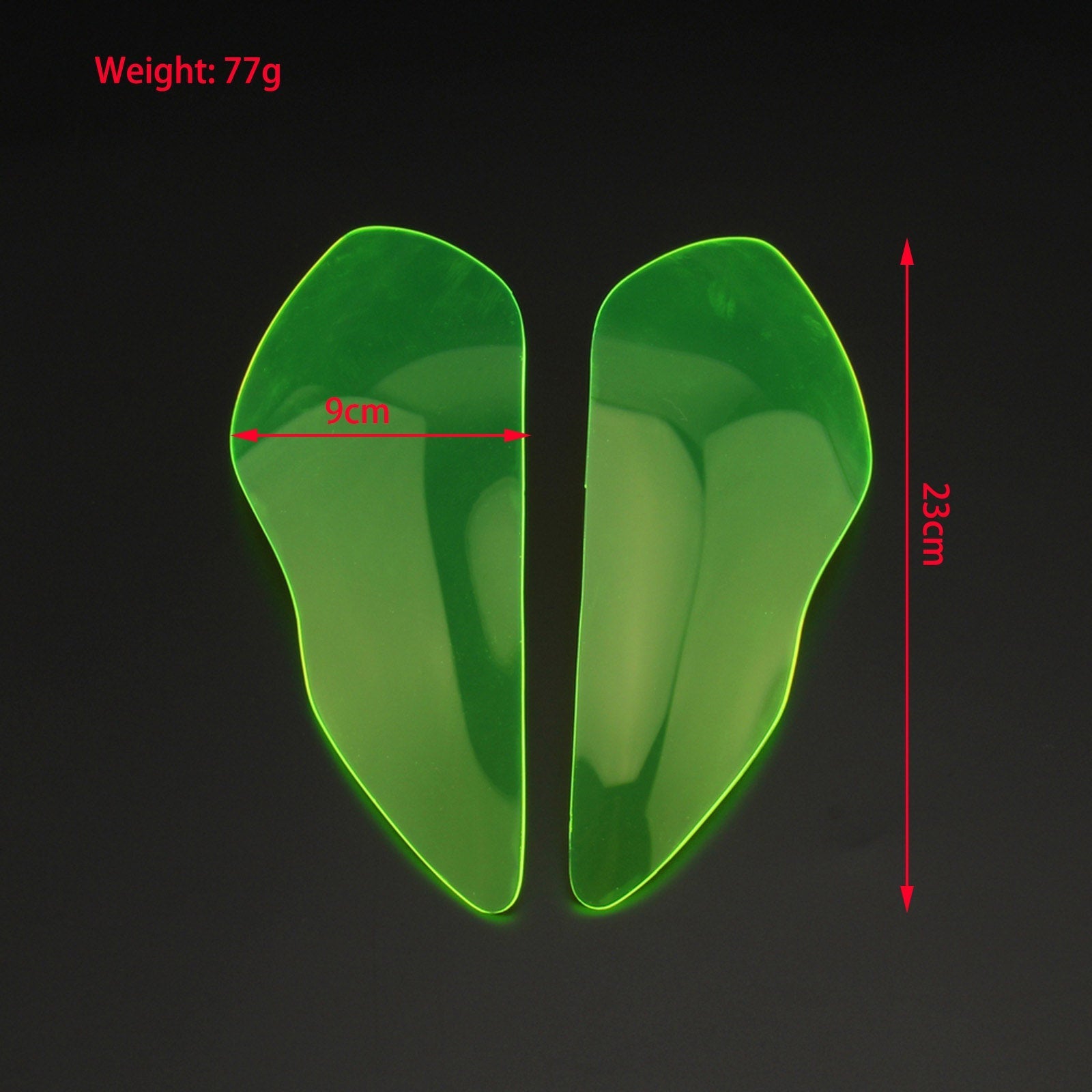 Ochronna pokrywka przednich obiektywów reflektorów odpowiednia dla Kawasaki ZX-636R ZX-6R 09-18 Ogólny dym
