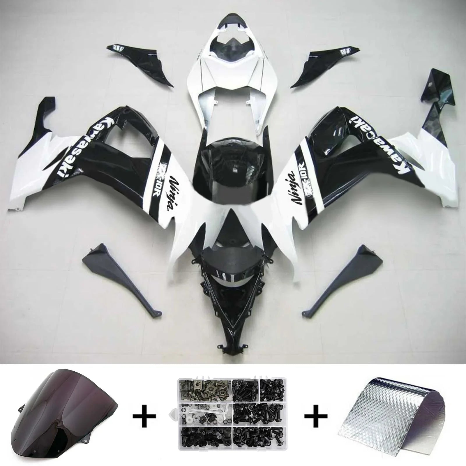 Amotopart kuipset voor Kawasaki ZX10R 2008-2010 Generiek