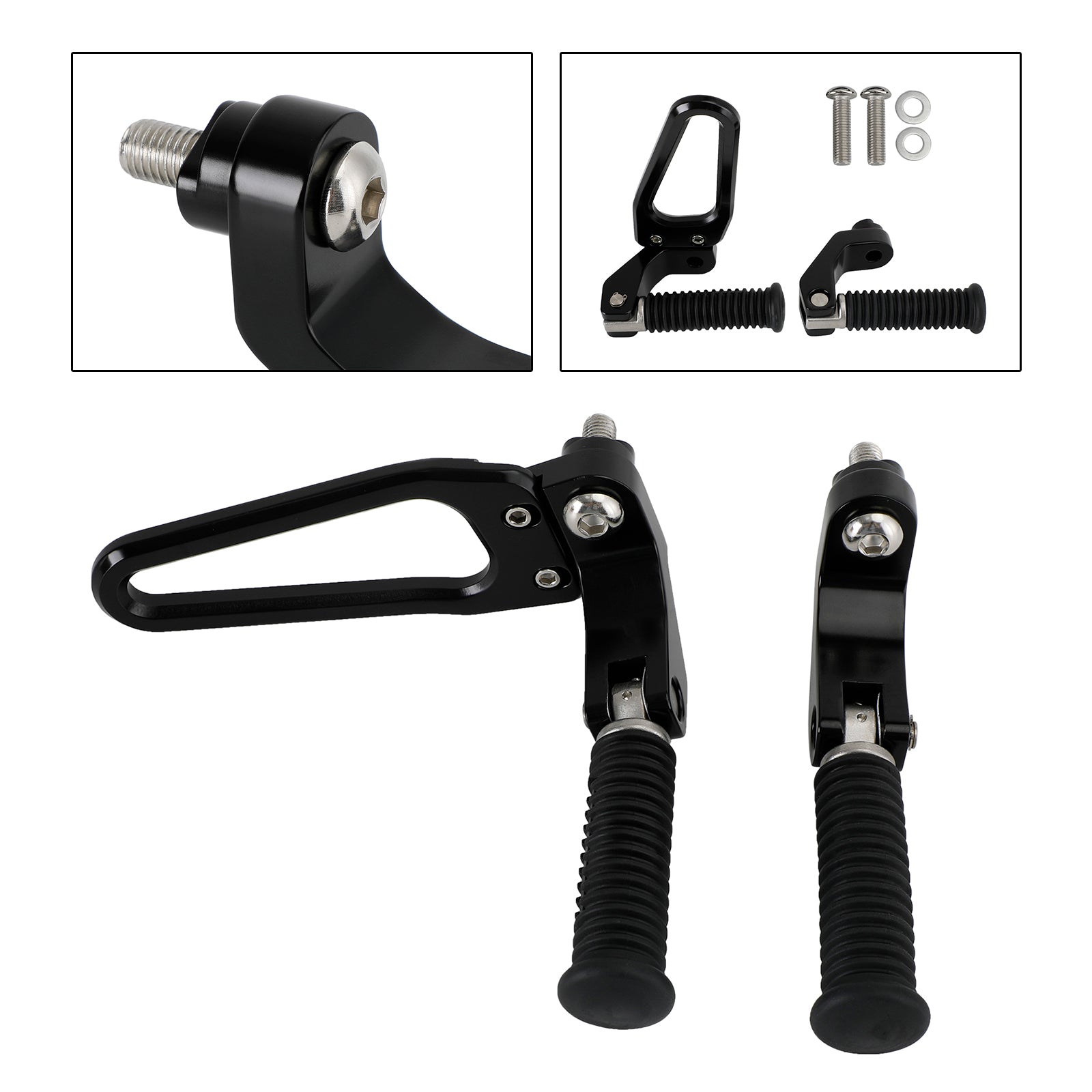 BMW R18 2020-2022 Kit de montaje de reposapiés trasero para reposapiés de pasajero