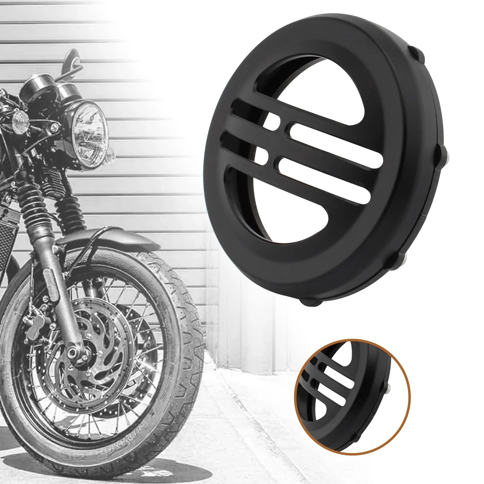 Copertura Klaxon Copertura decorativa universale per Bobber T120 T100 Street Twin Generic