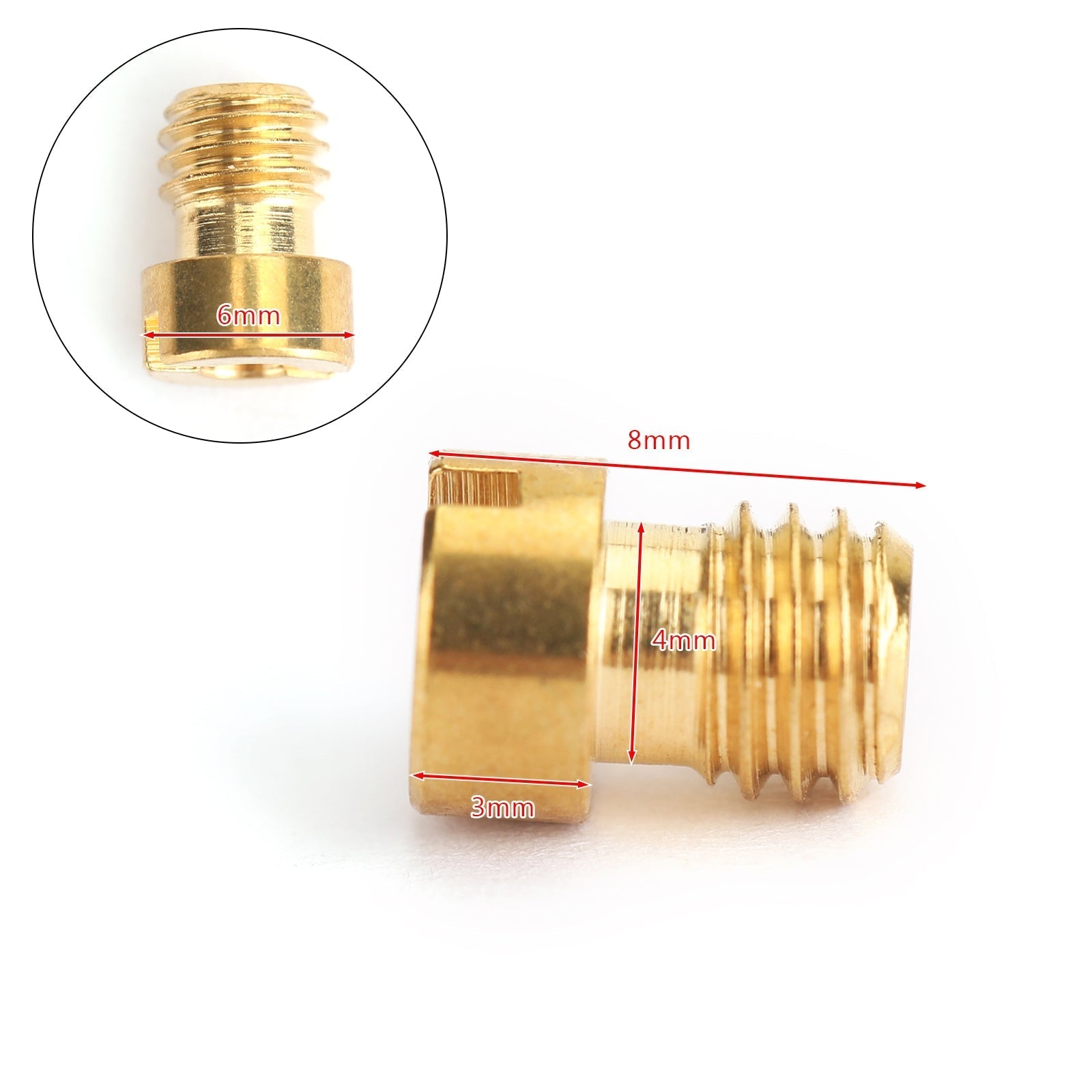 10Set okrogla glava glavna letala 5 mm 82-105 za GY6 Motorcycle Scooter Figurator PZ19 Generic