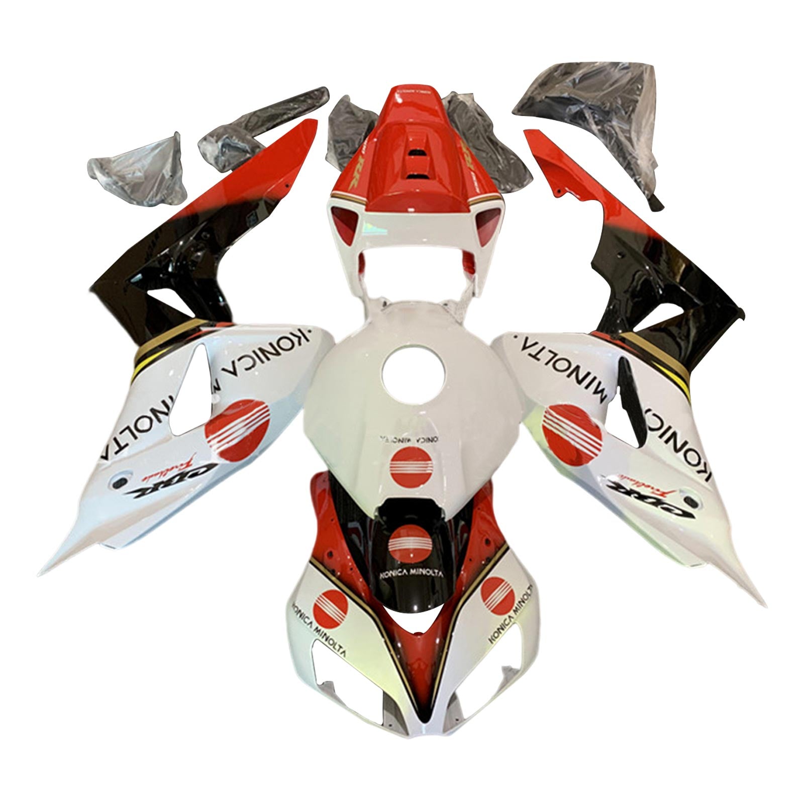 Amotopart Honda CBR1000RR 2006-2007 ABS muovinen korin suojasarja