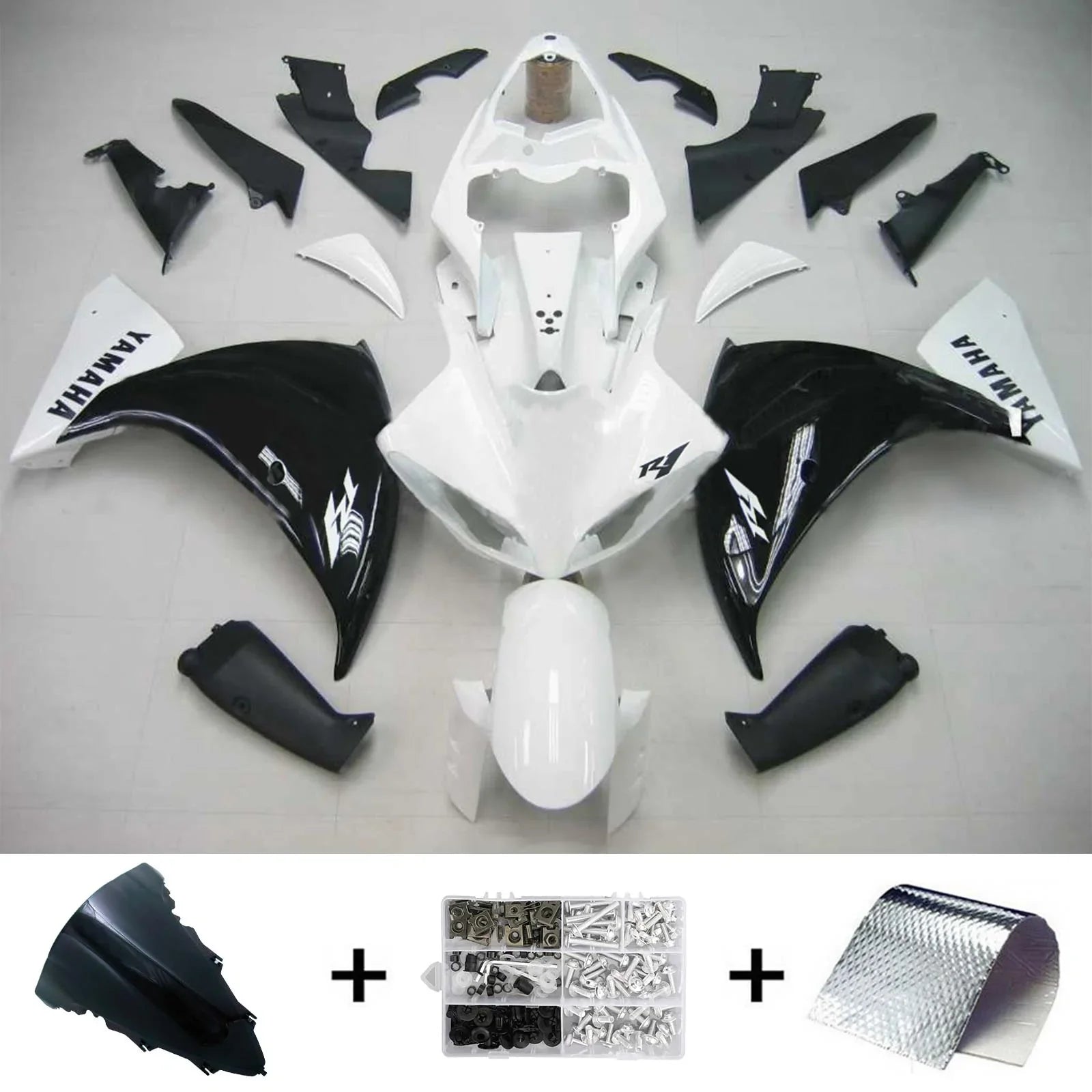 Kit de carénage Amotopart pour Yamaha YZF 1000 R1 2009-2011 générique