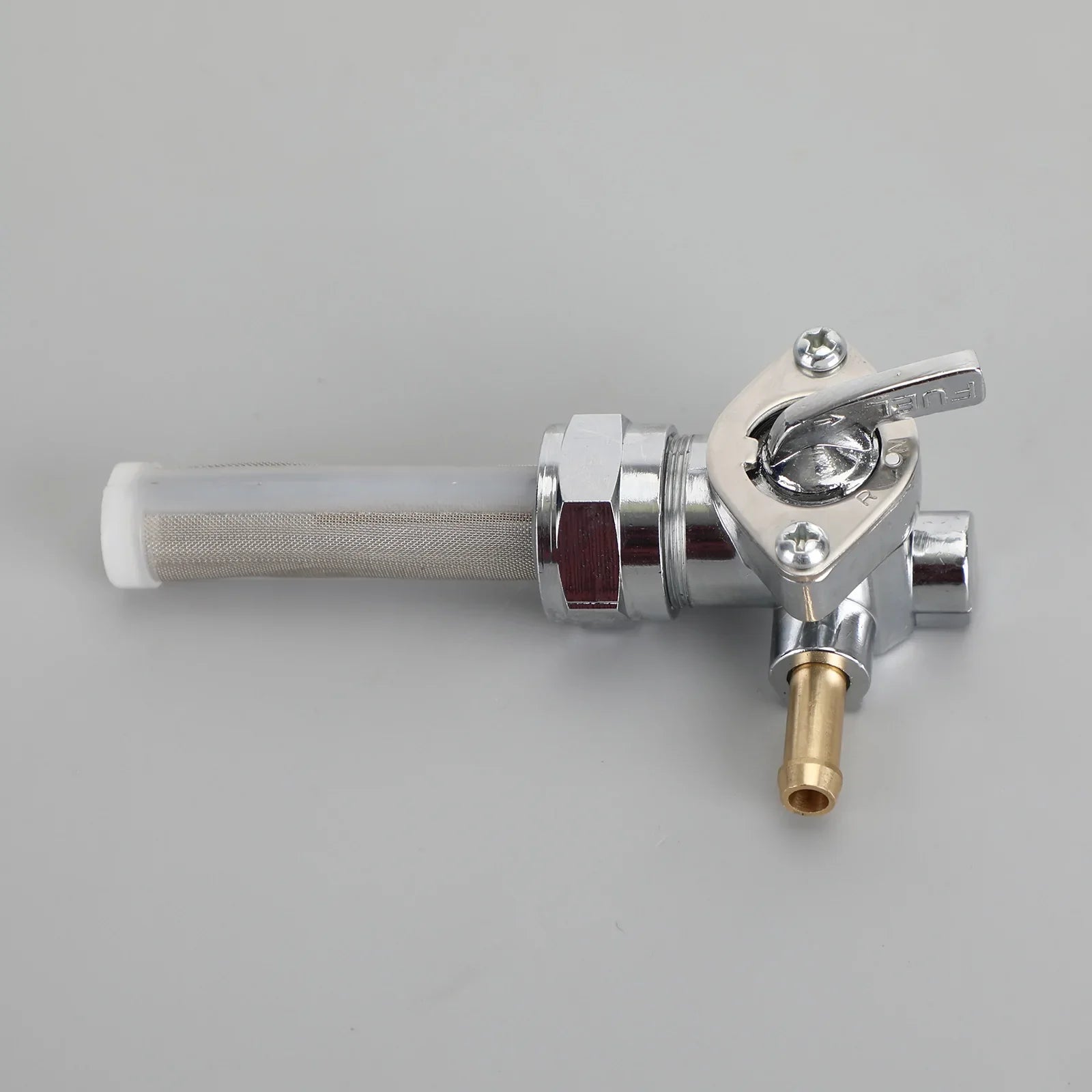 Valve de carburant Petcock sortie gauche pour Sportster Big Twin 1975-Up 13/16" générique