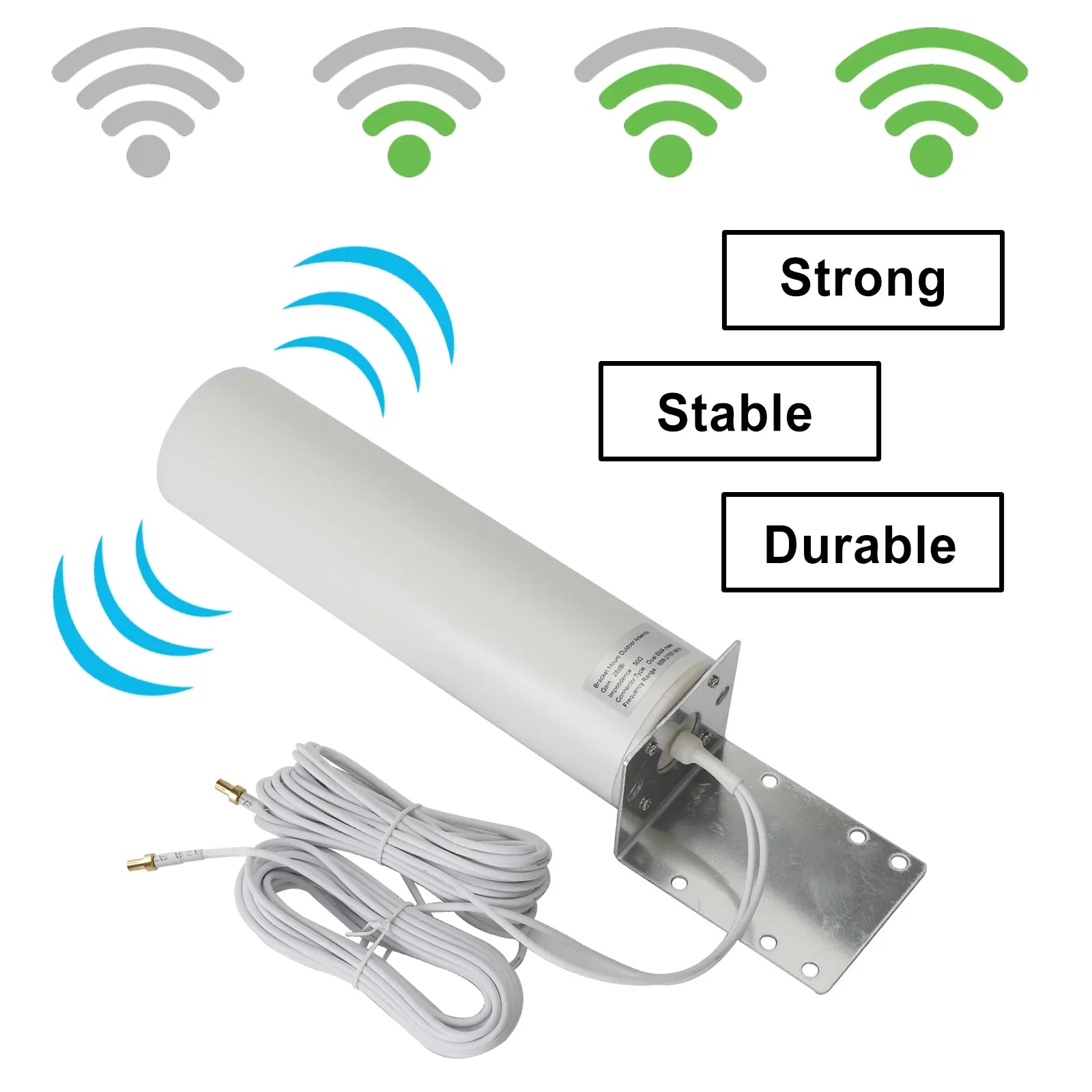 3G 4G 4G externe antenne met hoge versterking voor SMA/TS-9 cellulaire MOFI 4500-connector