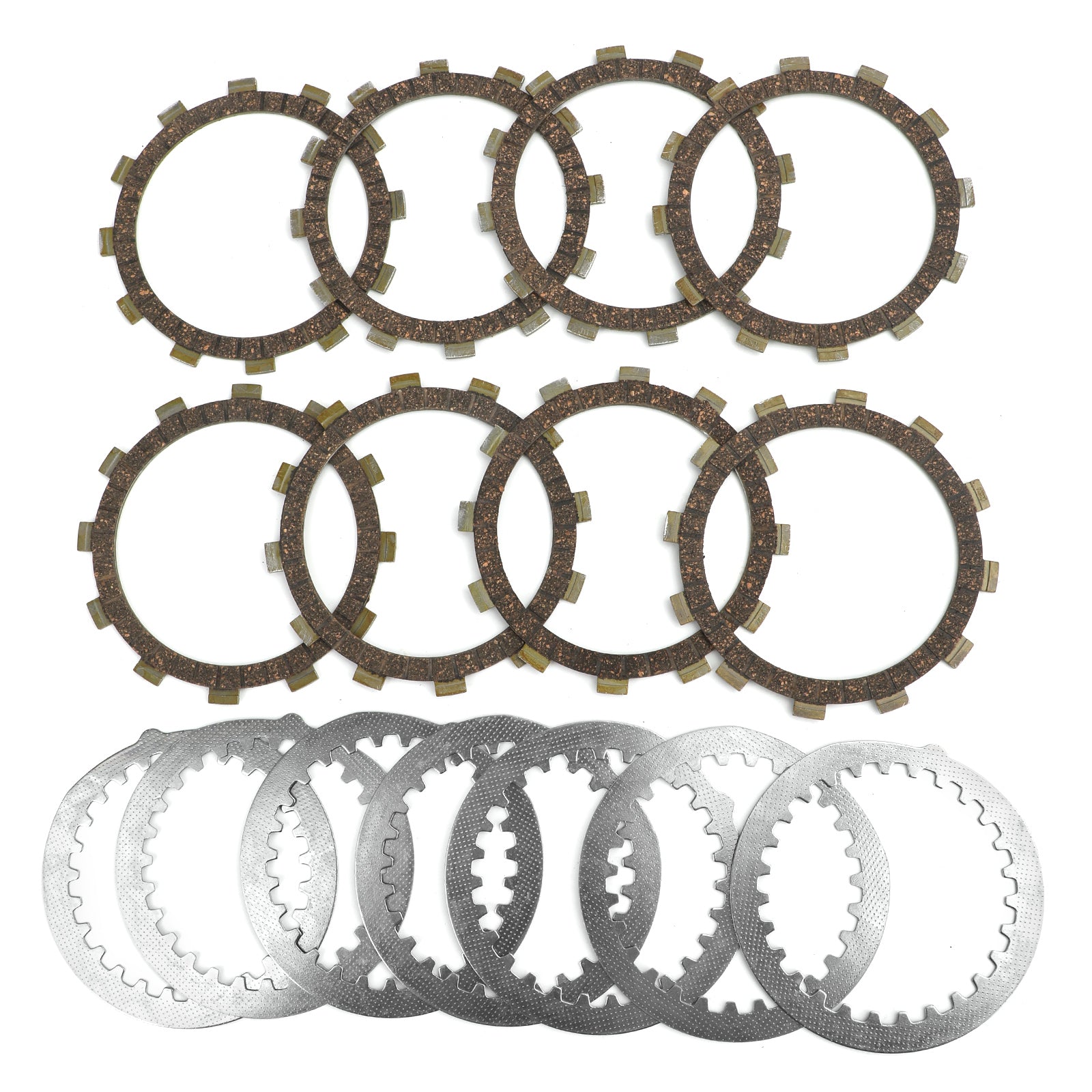 Kit Frizione e Dischi Attrito in Acciaio per Yamaha XJ600 51J XS500 FZ600 YX600 Generico