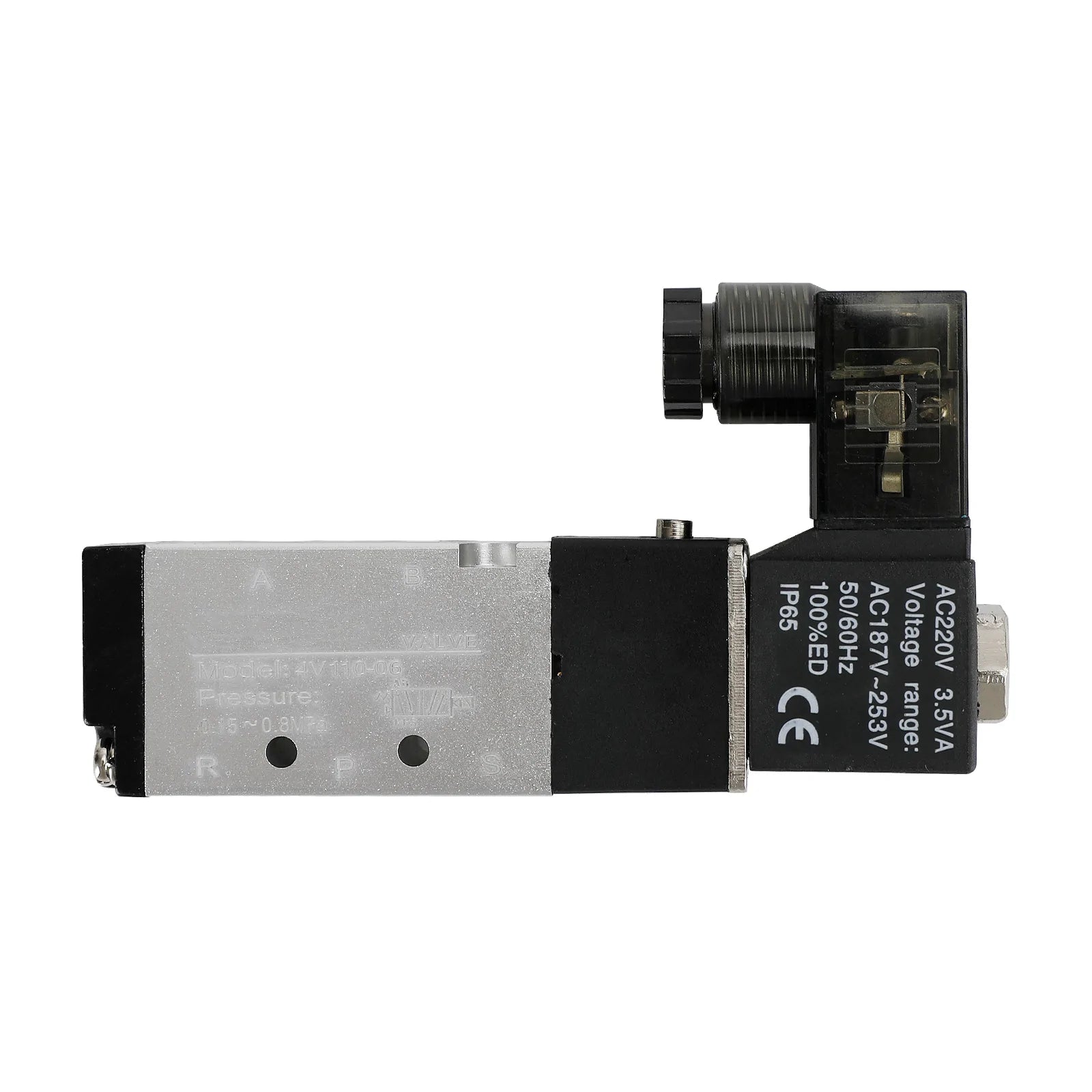 4V110-06 2-pozicijski 5-smerni PT 1/4" pnevmatski električni elektromagnetni ventil8"