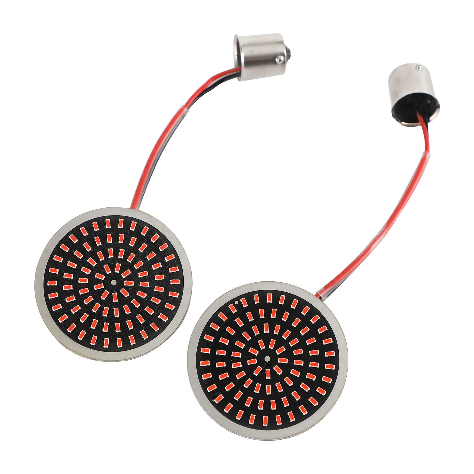 1156 LED utripajoči vložki svetilka, primerna za Softail Touring Dyna Sportster Generic