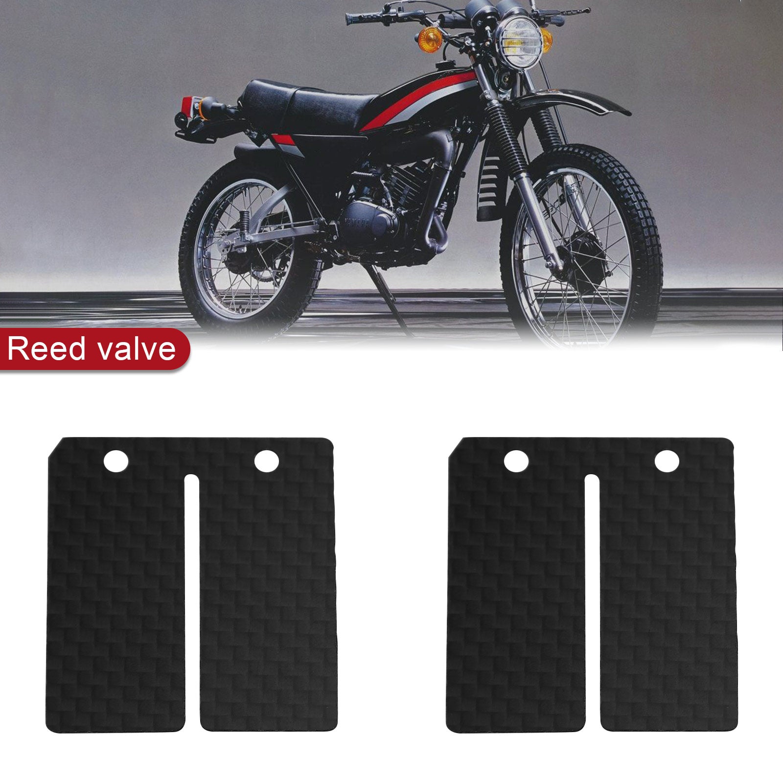 Membraanset voor Yamaha DT100 DT125 DT175 RD350 RD300 RD250 Generiek