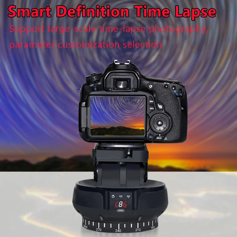 Tête rotative panoramique à 360° adaptée aux téléphones portables/appareils photo, etc.