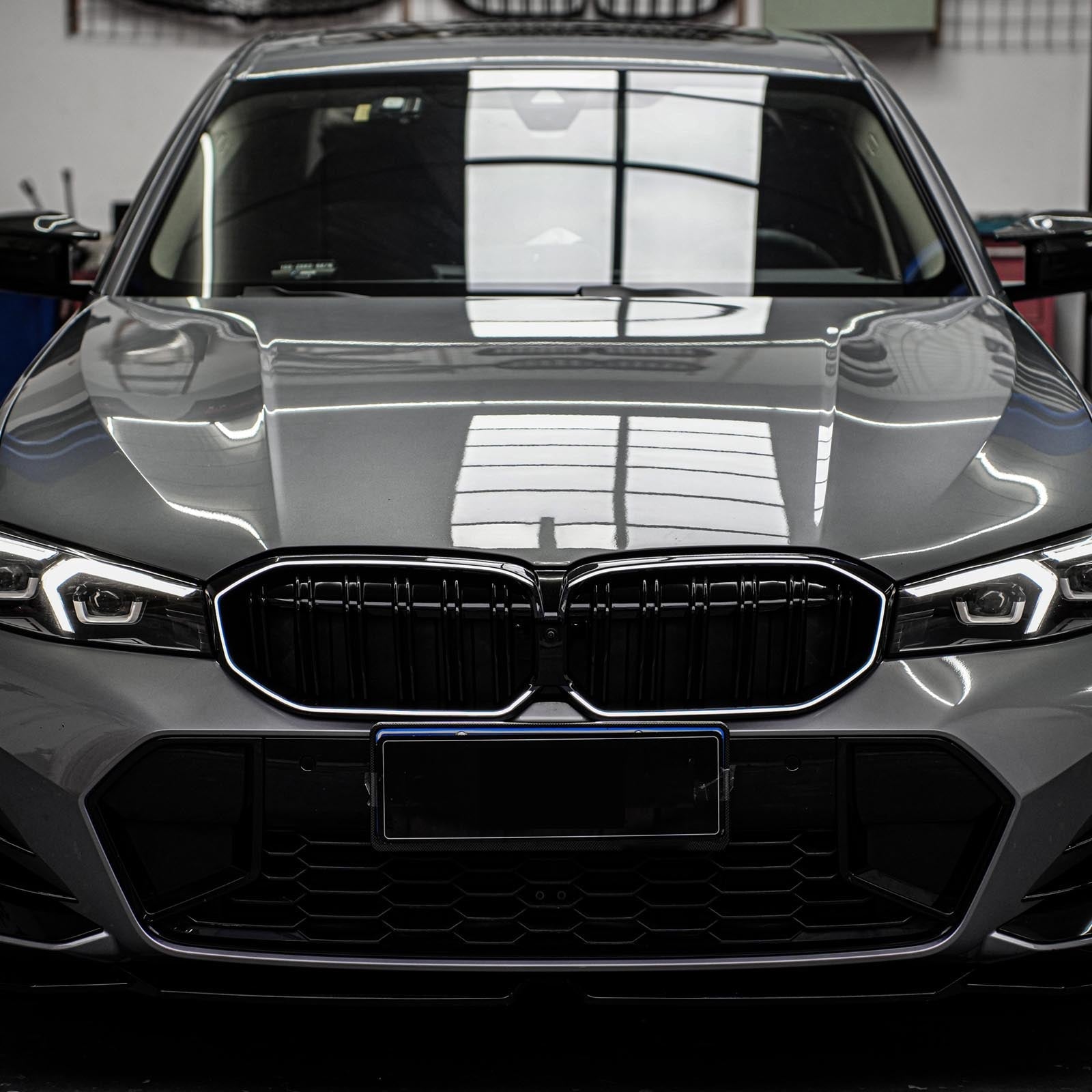 Griglia anteriore nera a doppia linea BMW Serie 3 G20 G28 2023-2024