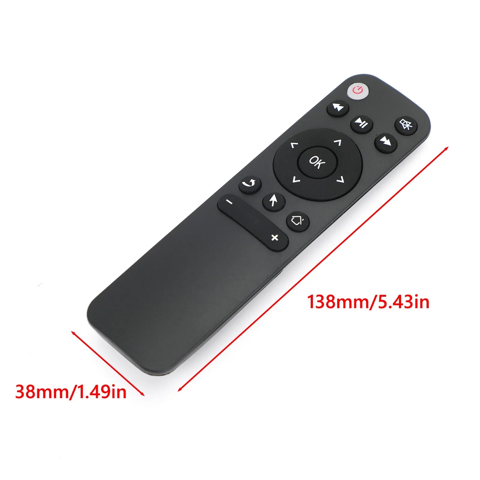 Telecomando Bluetooth IR Learning per Smart TV Box Proiettore TV Telefono cellulare