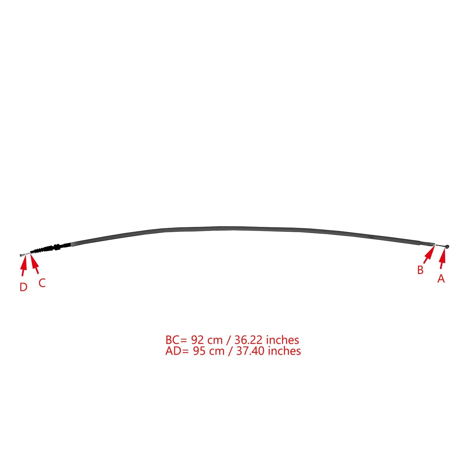 Remplacement de câble d'embrayage pour Kawasaki NINJA300 Z300 NINJA250 Z250 13-17 générique