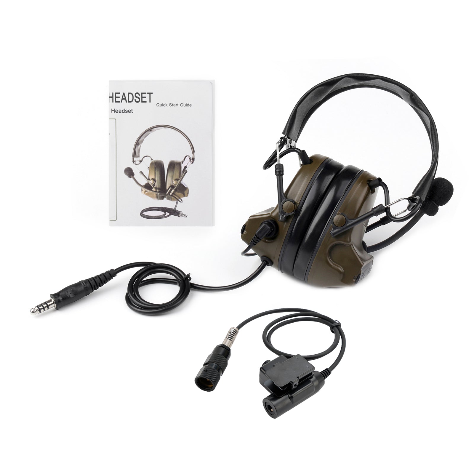 Pour AN/PRC-152 AN/PRC-148 U329 Radio 6 broches U94 PTT Z casque tactique H50