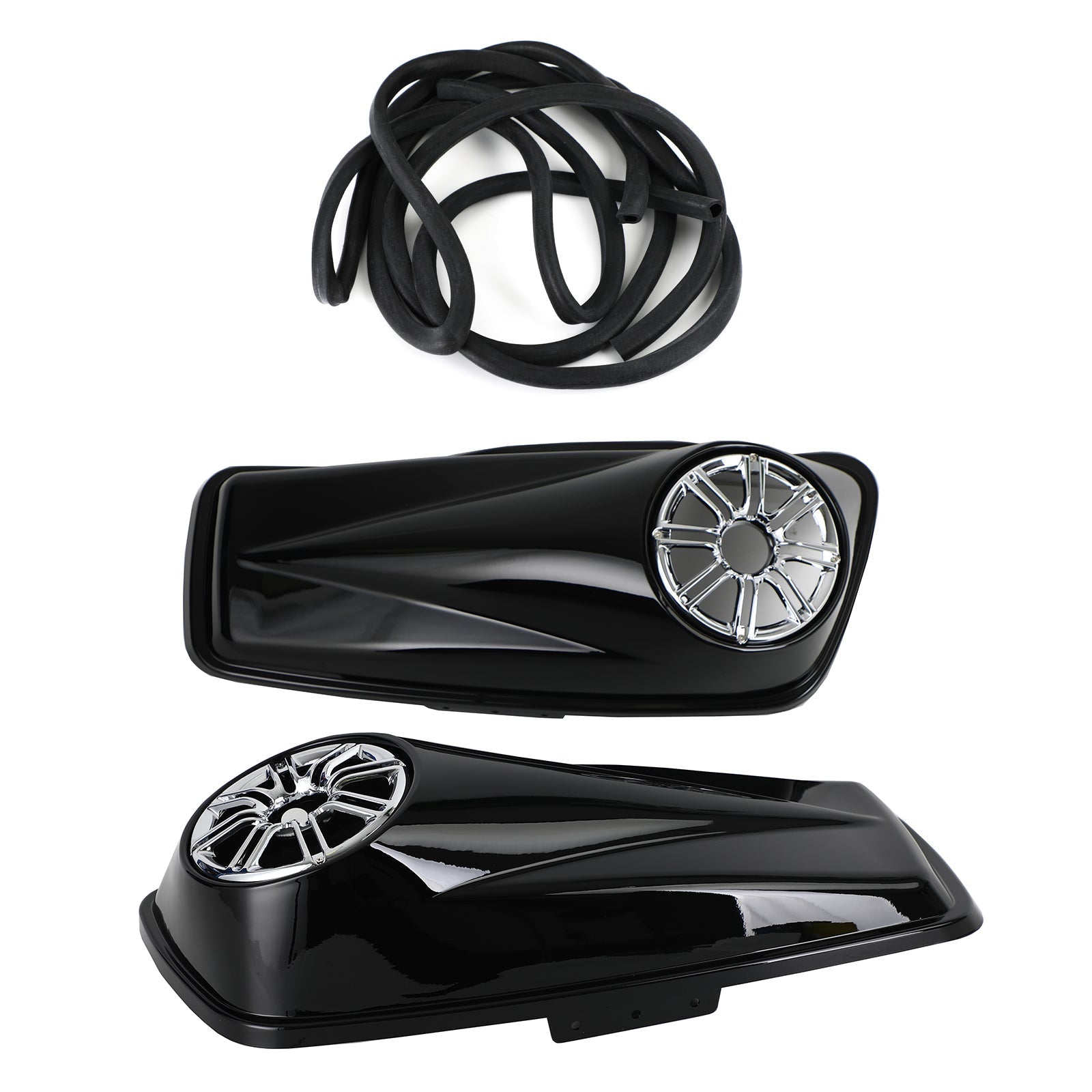 6.5" voor zadeltasdeksels en hardwarepakking Harley Touring Street Electra Glide 2014-2020 Generiek