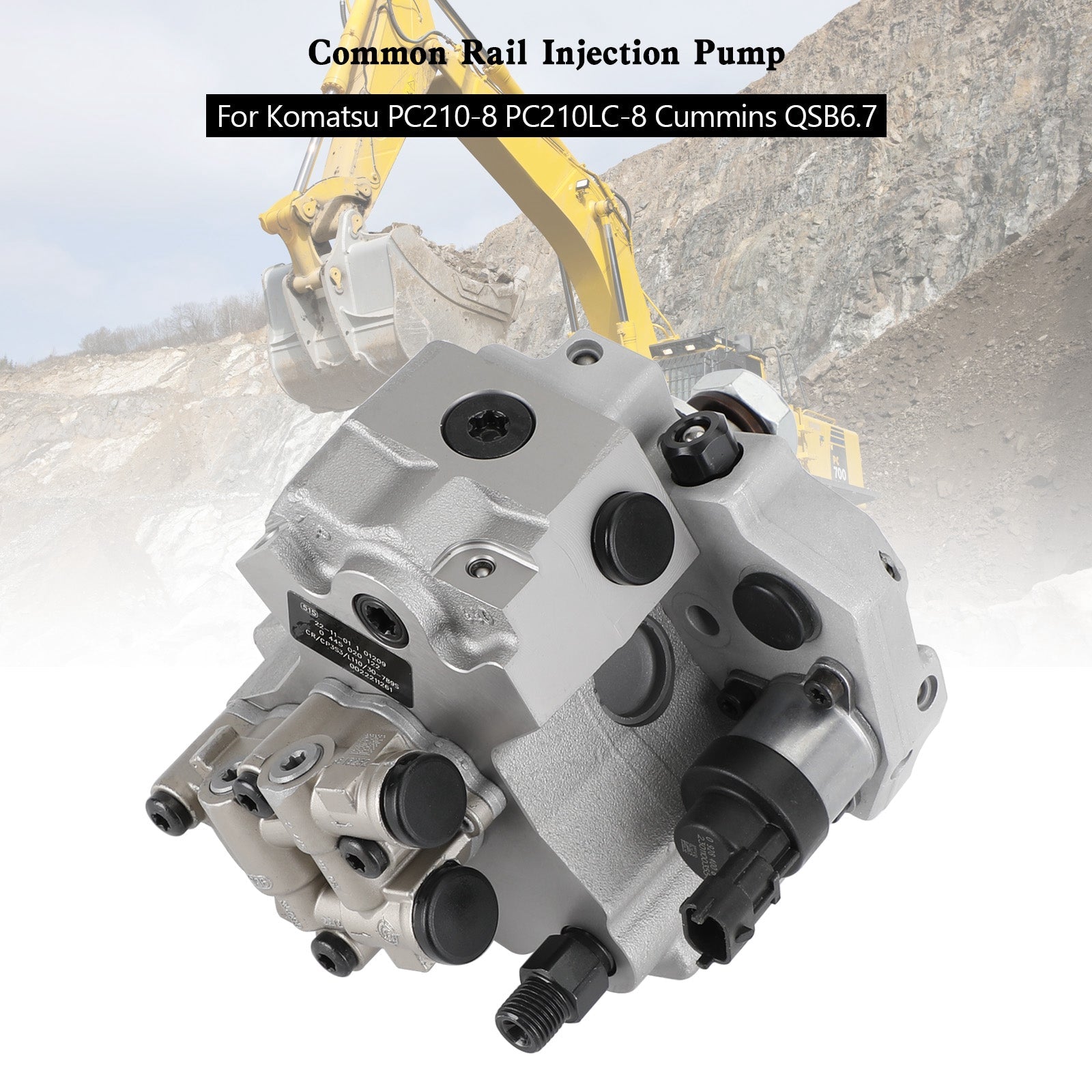 Vbrizgavanje goriva z visokim tlakom Bosch Cummins QSB6.7 0445020122 CP3 5256607 4988593 3975701 4941066 0445020043