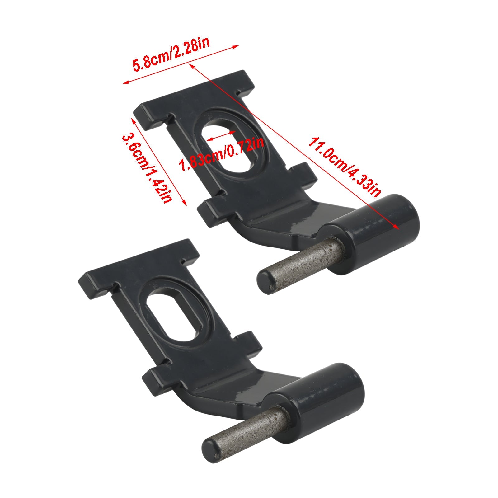 2kpl ohjaamon oven sarana 7193725 Bobcat T450 T550 T590 T595 T630 T650 T740 T750