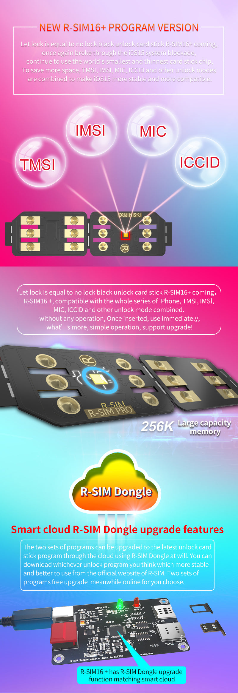 Tarjeta RSIM de desbloqueo Nano R-SIM 16+ para iPhone 13 Pro 12 PRO MAX XS XR 8 IOS 15