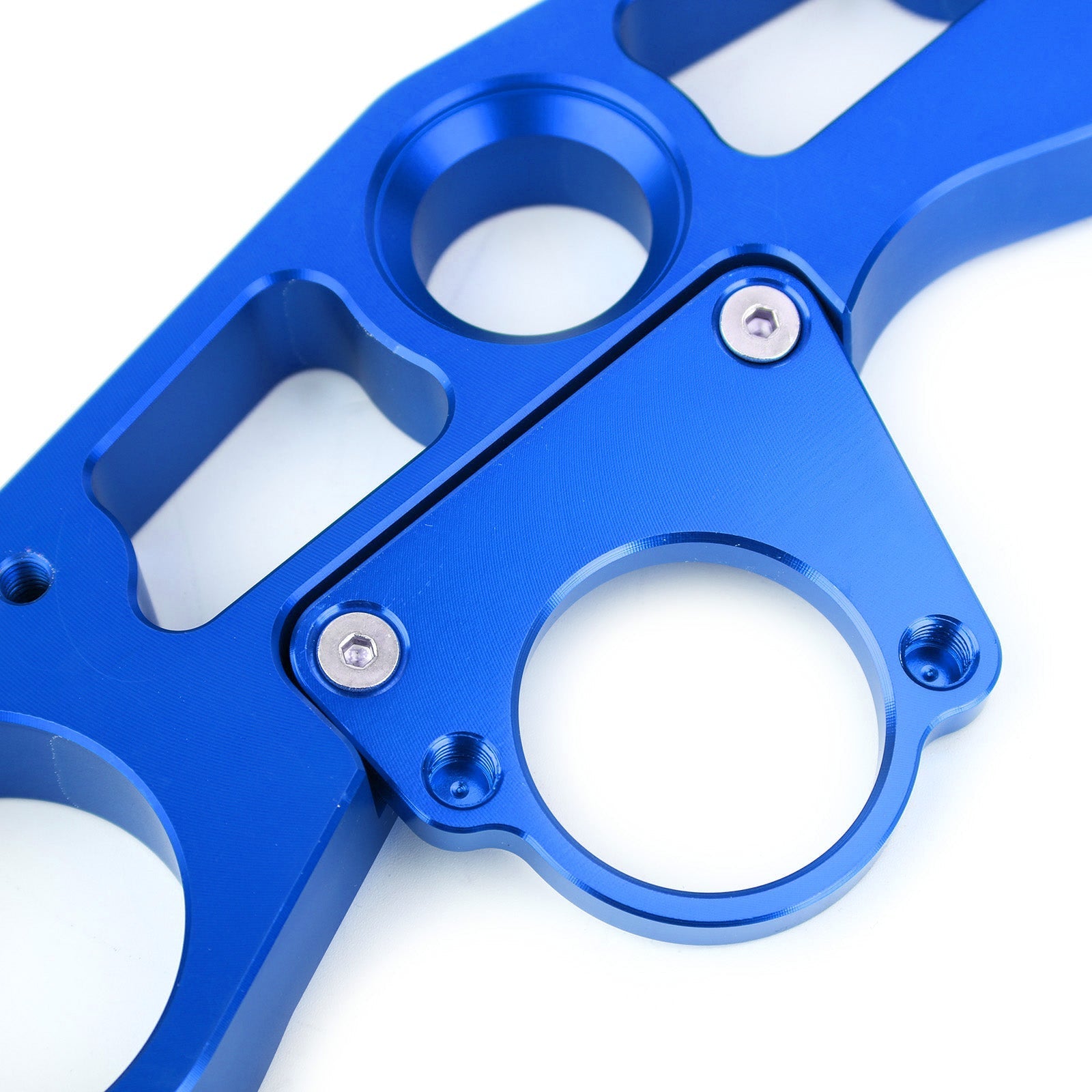 Abbassando la maglietta superiore per la forcella per Kawasaki Ninja ZX6R 09-12 Generico