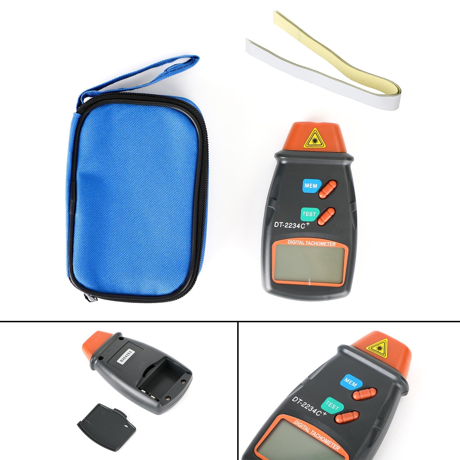 Digitalni tahometer laserski kontakt tach RPM testor orodje prenosne Sauth