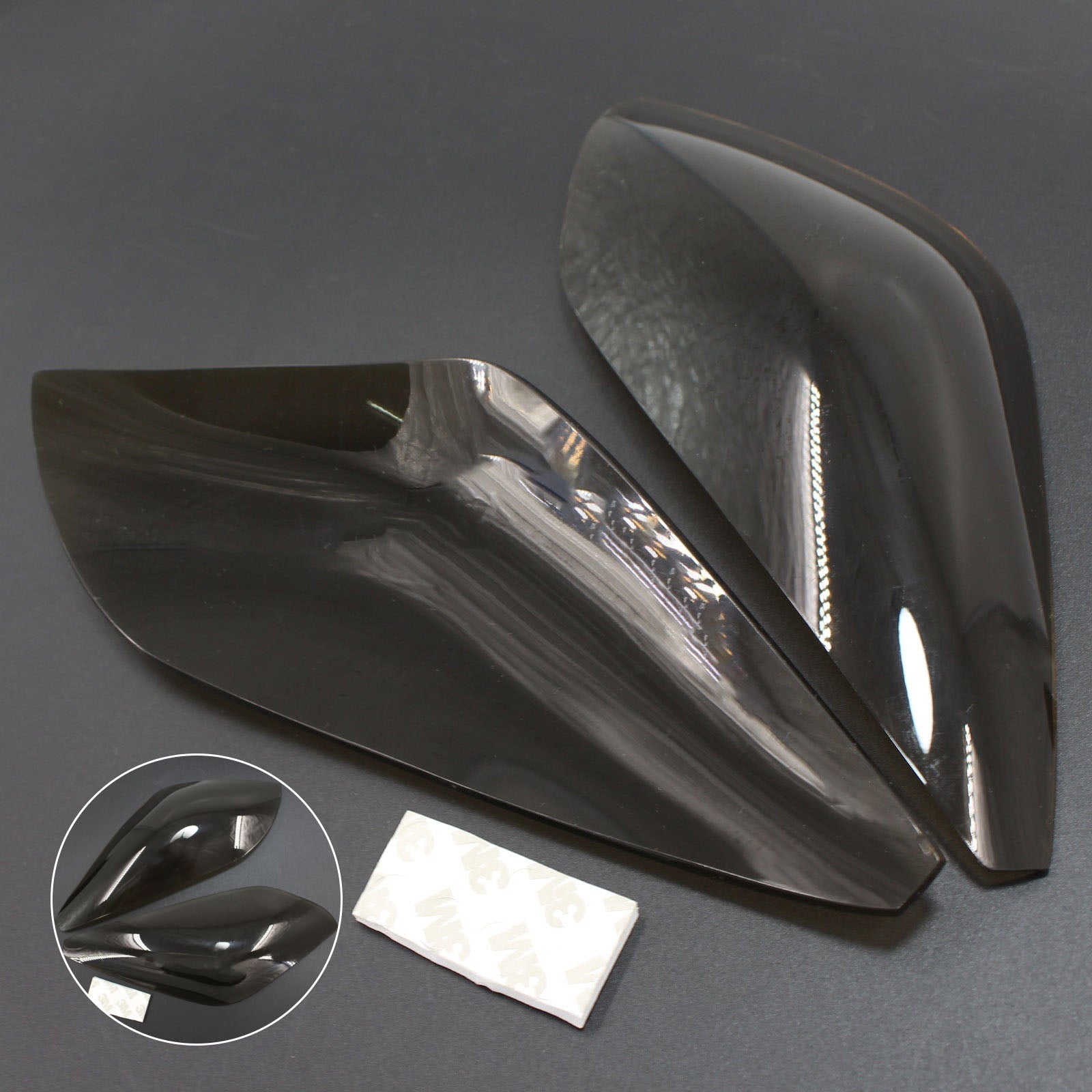 Protezione della lente del faro anteriore adatto a Yamaha MT-09 FJ 09 Tracer 16-18 ? Fumo generico