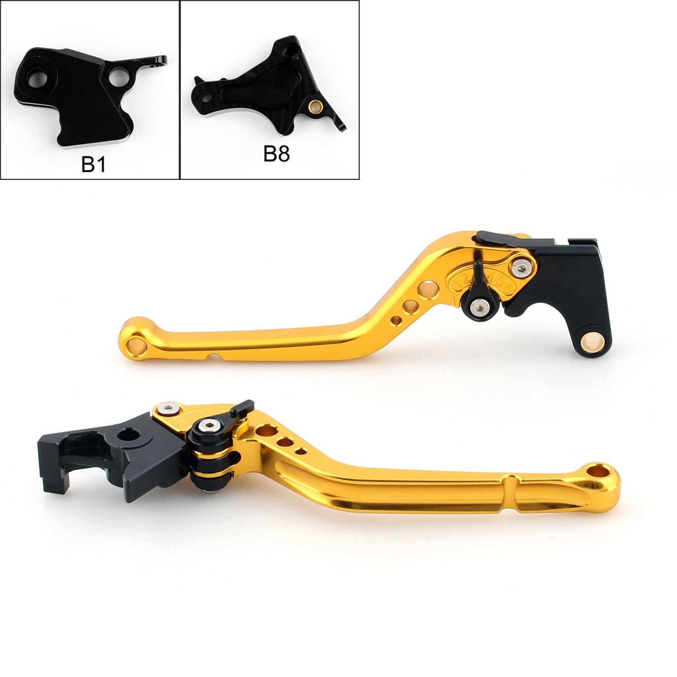 Leve della frizione del freno lunghe per BMW F800S F800ST 06-13 F800GS F650GS F800R Nero generico