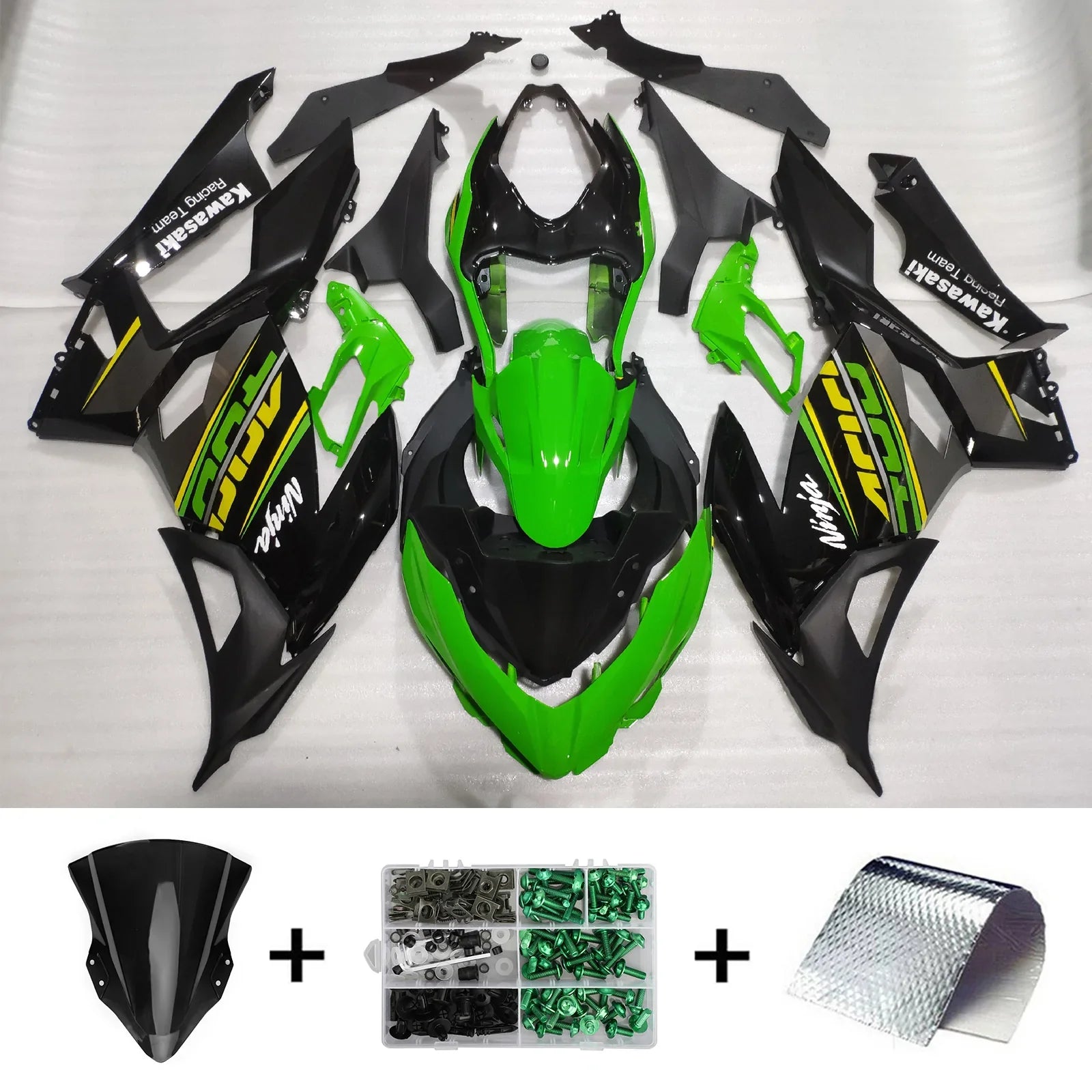 Amotopart Kawasaki EX400/Ninja400 suojasarja 2018-2023