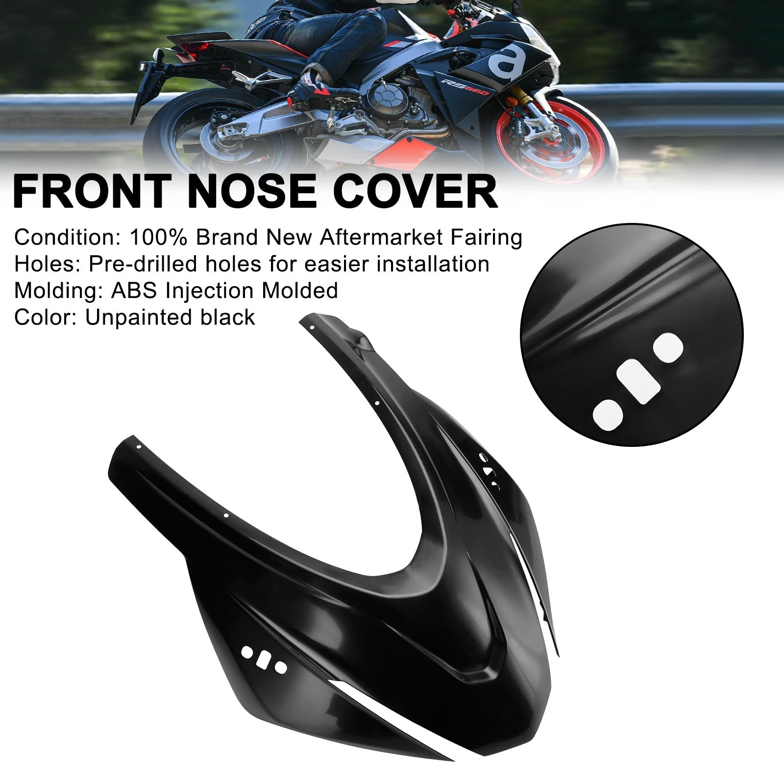 Aprilia RS 660 2020-2022 Carrosserie ABS Kuip Ongeverfd Spuitgietwerk