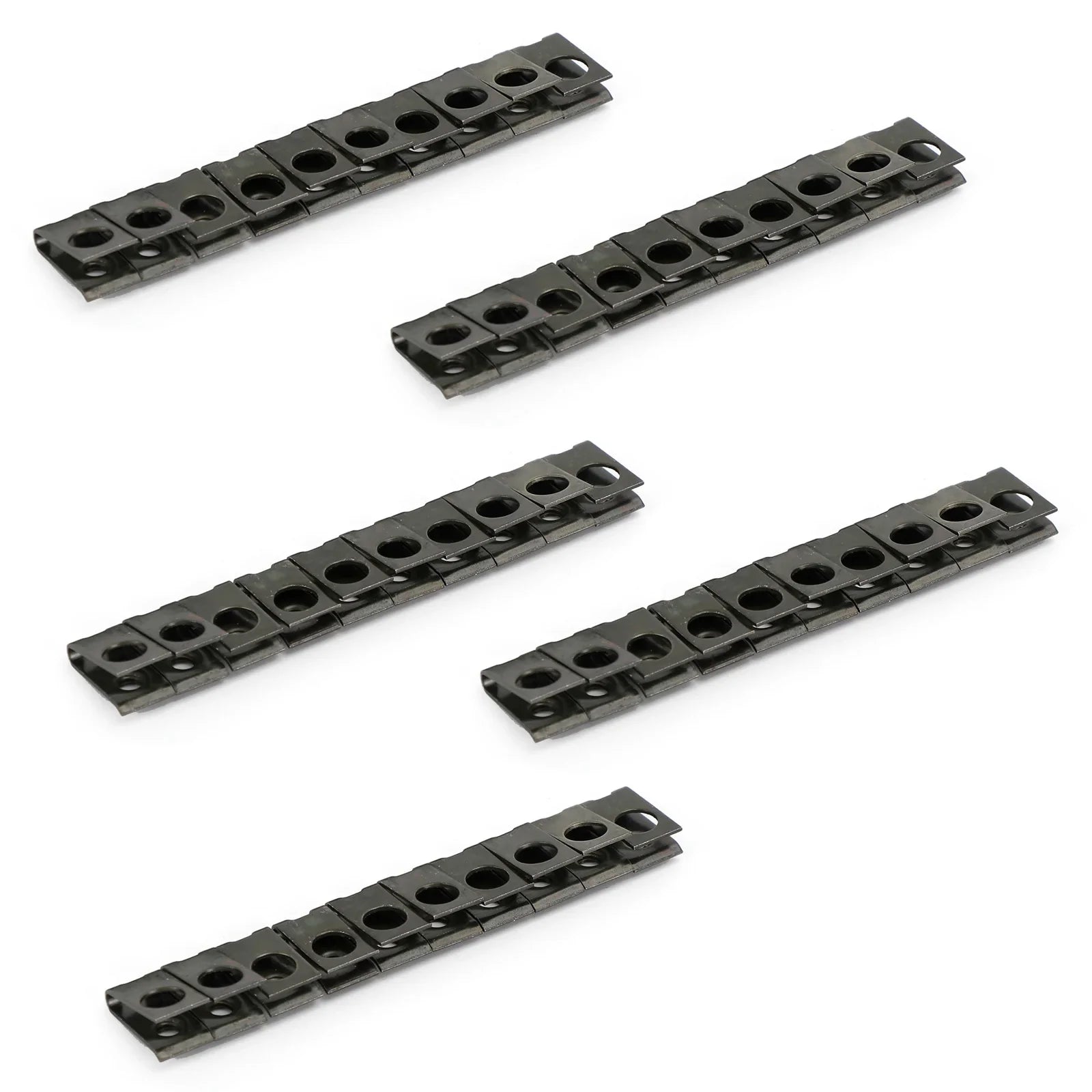 50x moottoripyörän vetopultti mutteri, sinkitty ruuvipidikkeet 5 mm yleiseen Hondaan