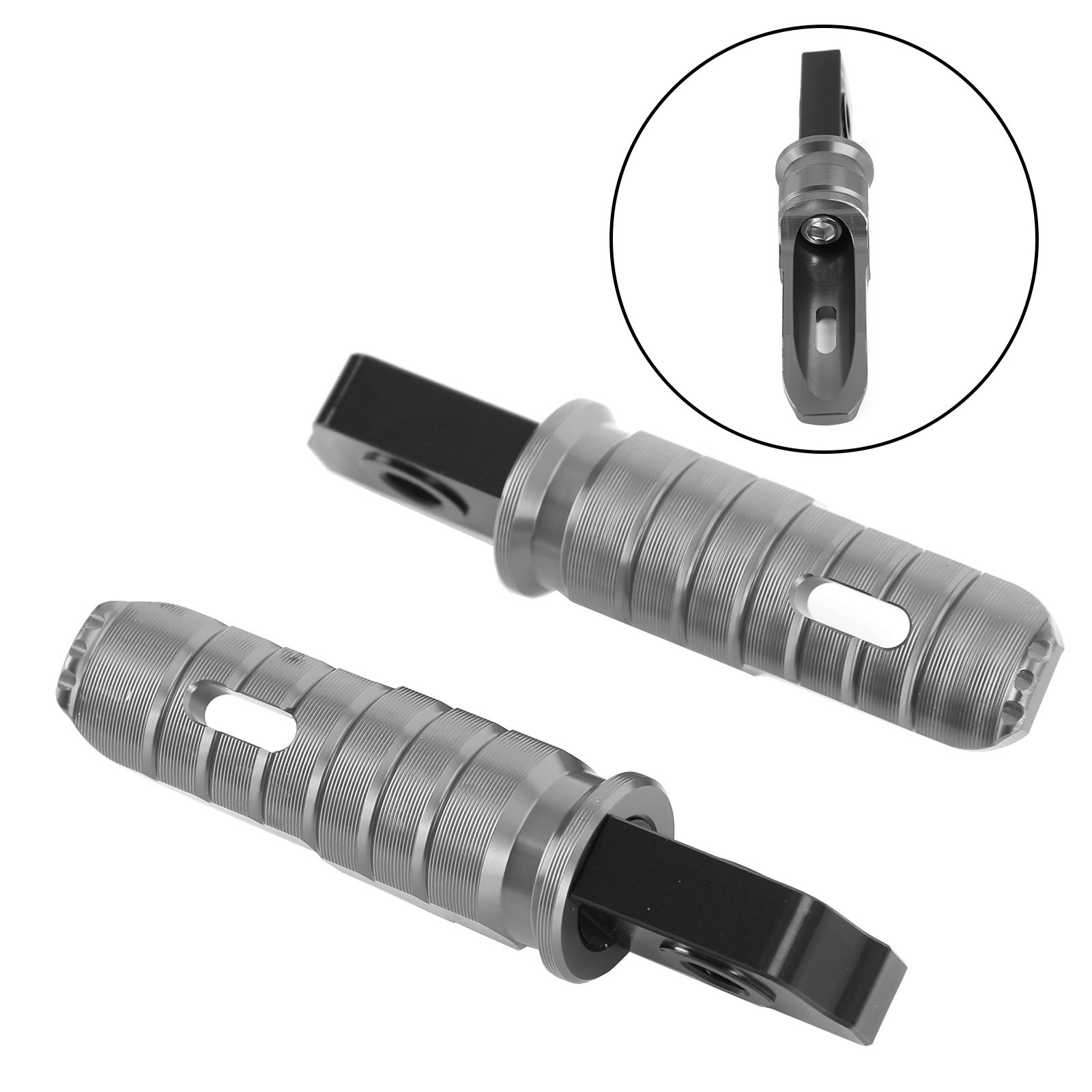 Piefrest antes del reposapiés para Aprilia GPR 125 150 250 Abr150 RS125 Tuono125 Genérico