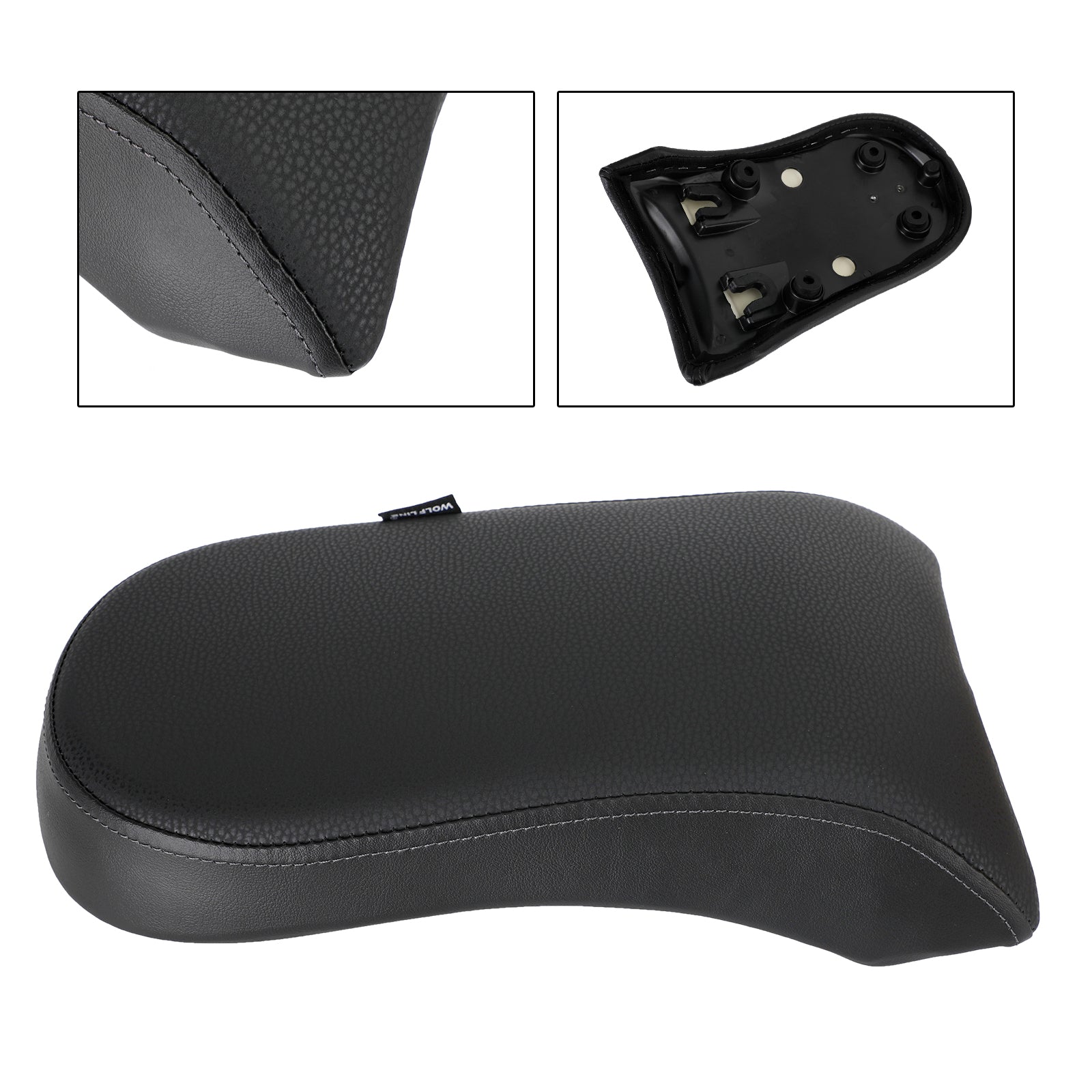 Sillín de asiento de pasajero trasero negro plano para bicicletas Bmw R18 2020-2022 2021